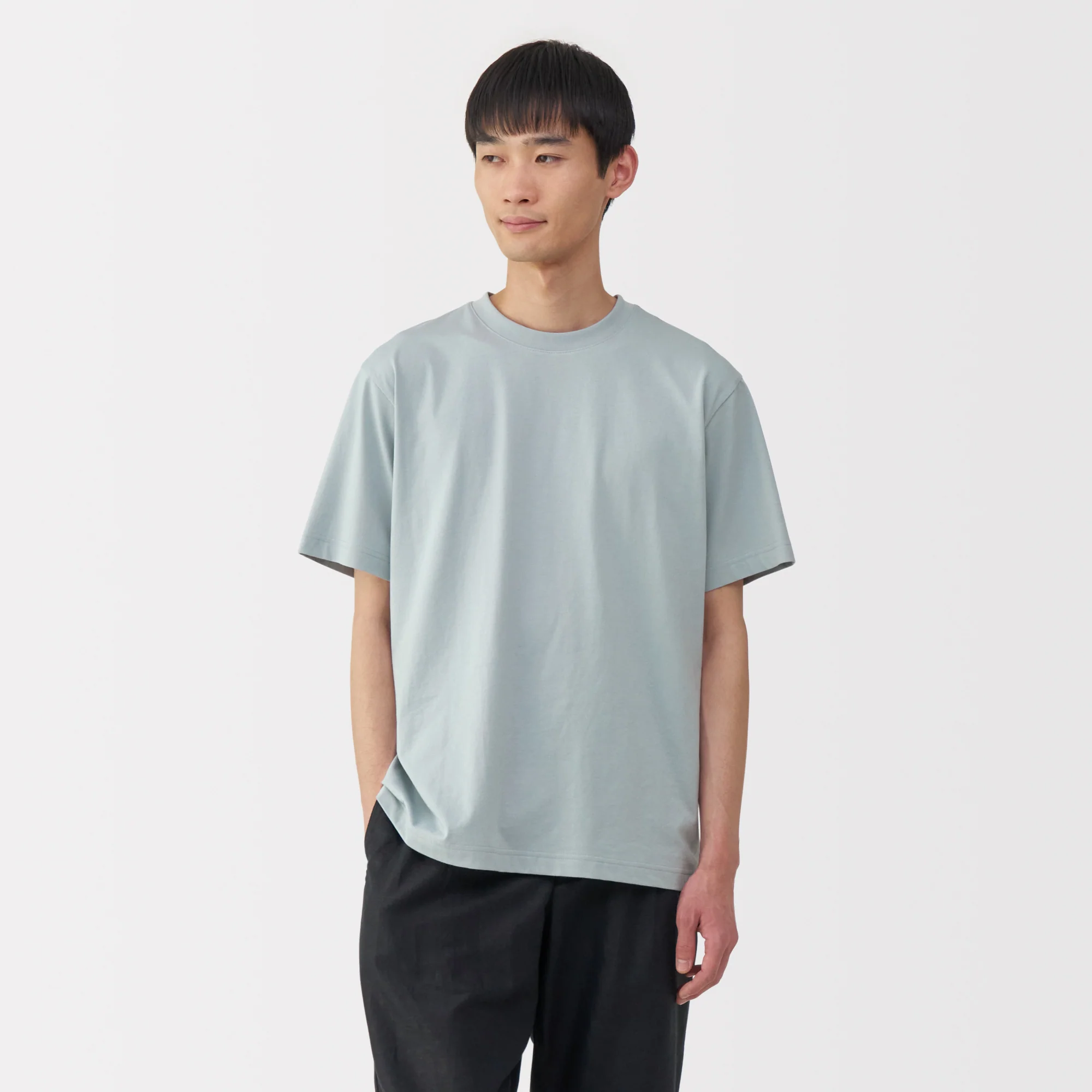 Men's Jersey Crew Neck Short Sleeve T-Shirt - Image 38
