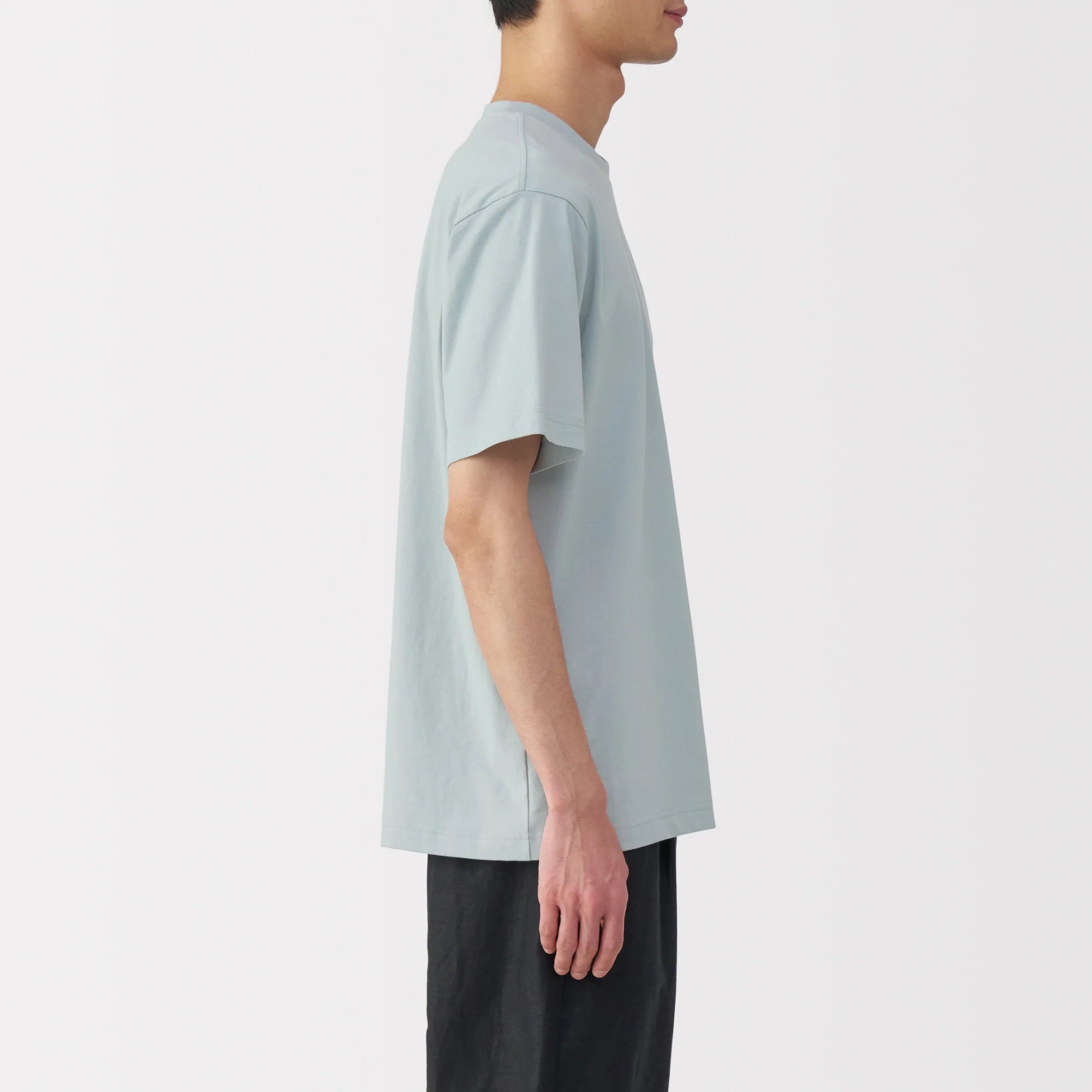 Men's Jersey Crew Neck Short Sleeve T-Shirt - Image 40