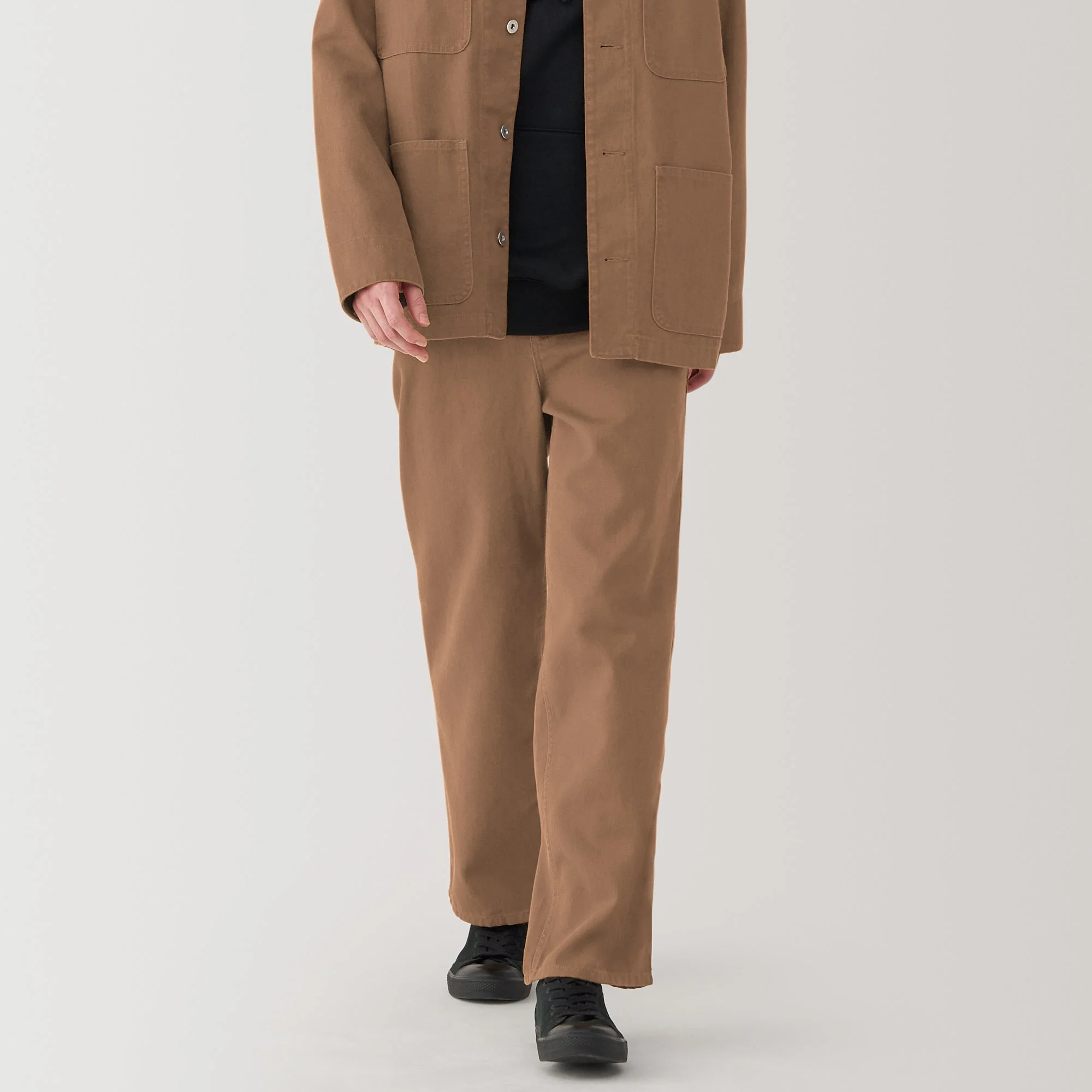 Men's Kapok Blend Canvas Wide Pants - Image 13