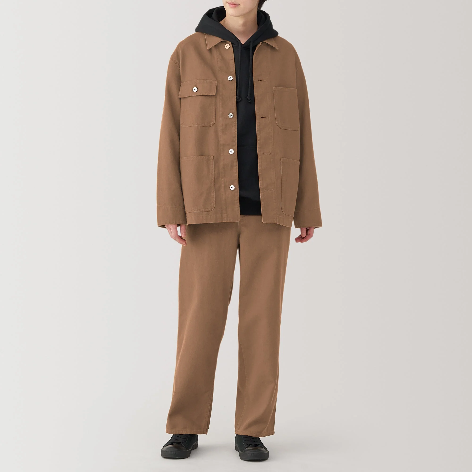 Men's Kapok Blend Canvas Wide Pants - Image 14