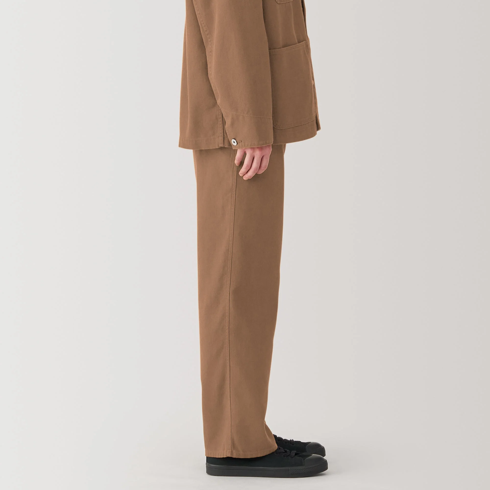 Men's Kapok Blend Canvas Wide Pants - Image 15
