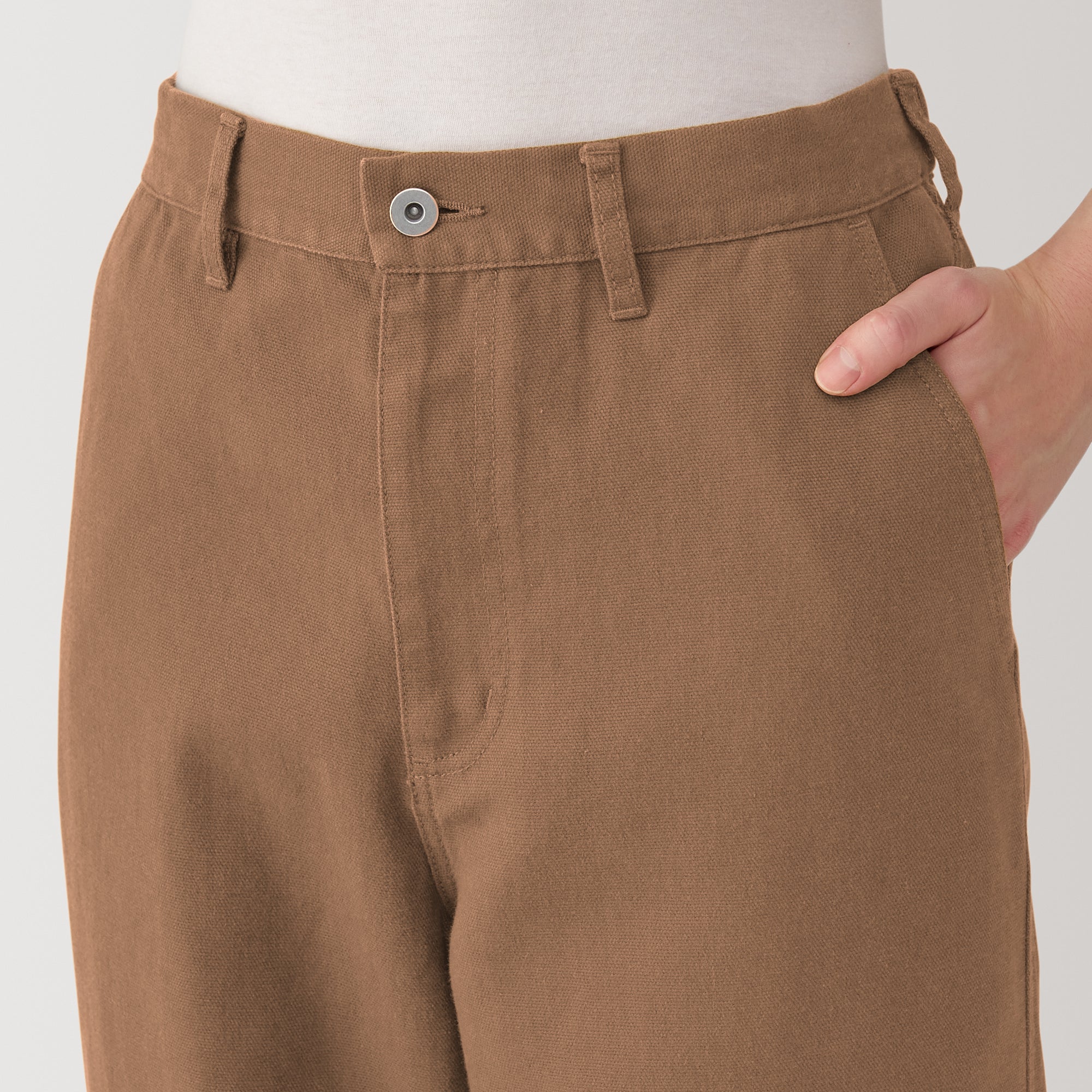 Men's Kapok Blend Canvas Wide Pants - Image 17