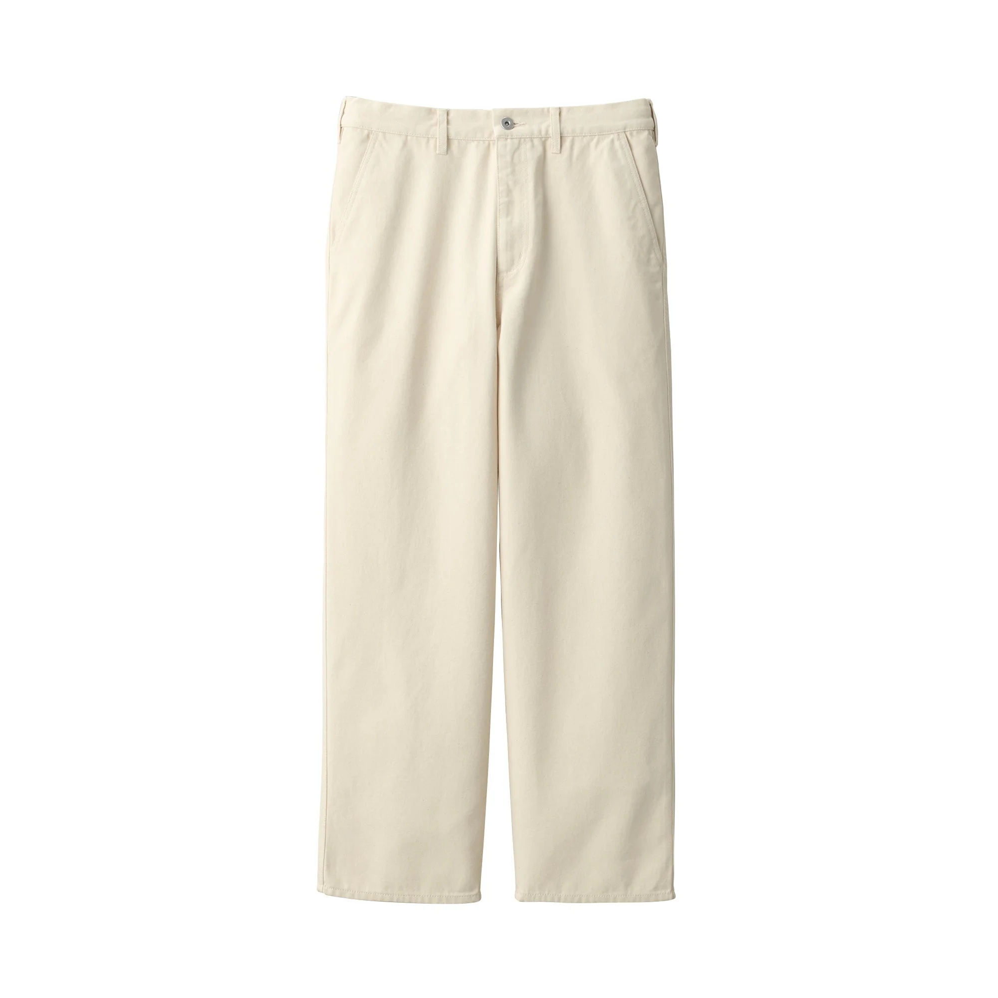 Men's Kapok Blend Canvas Wide Pants - Image 2