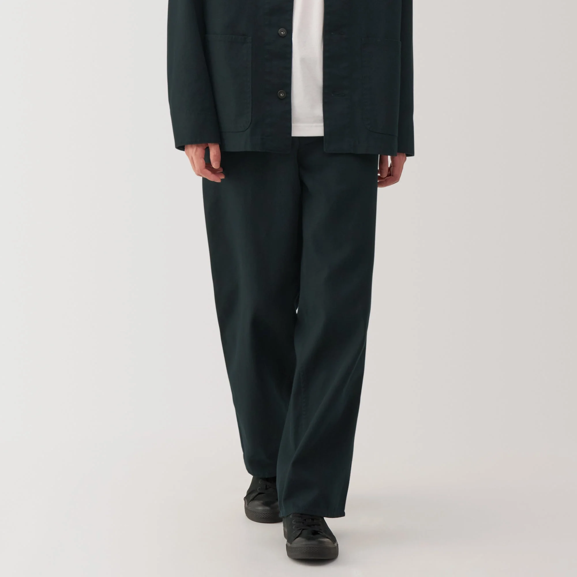 Men's Kapok Blend Canvas Wide Pants - Image 23
