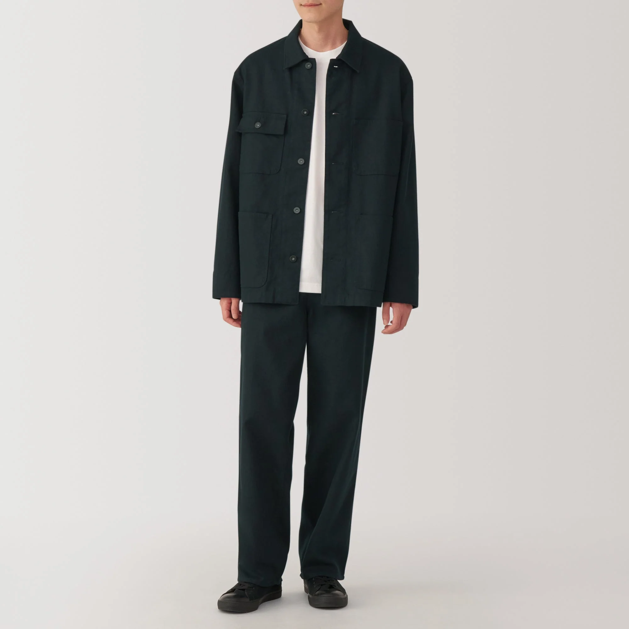 Men's Kapok Blend Canvas Wide Pants - Image 24