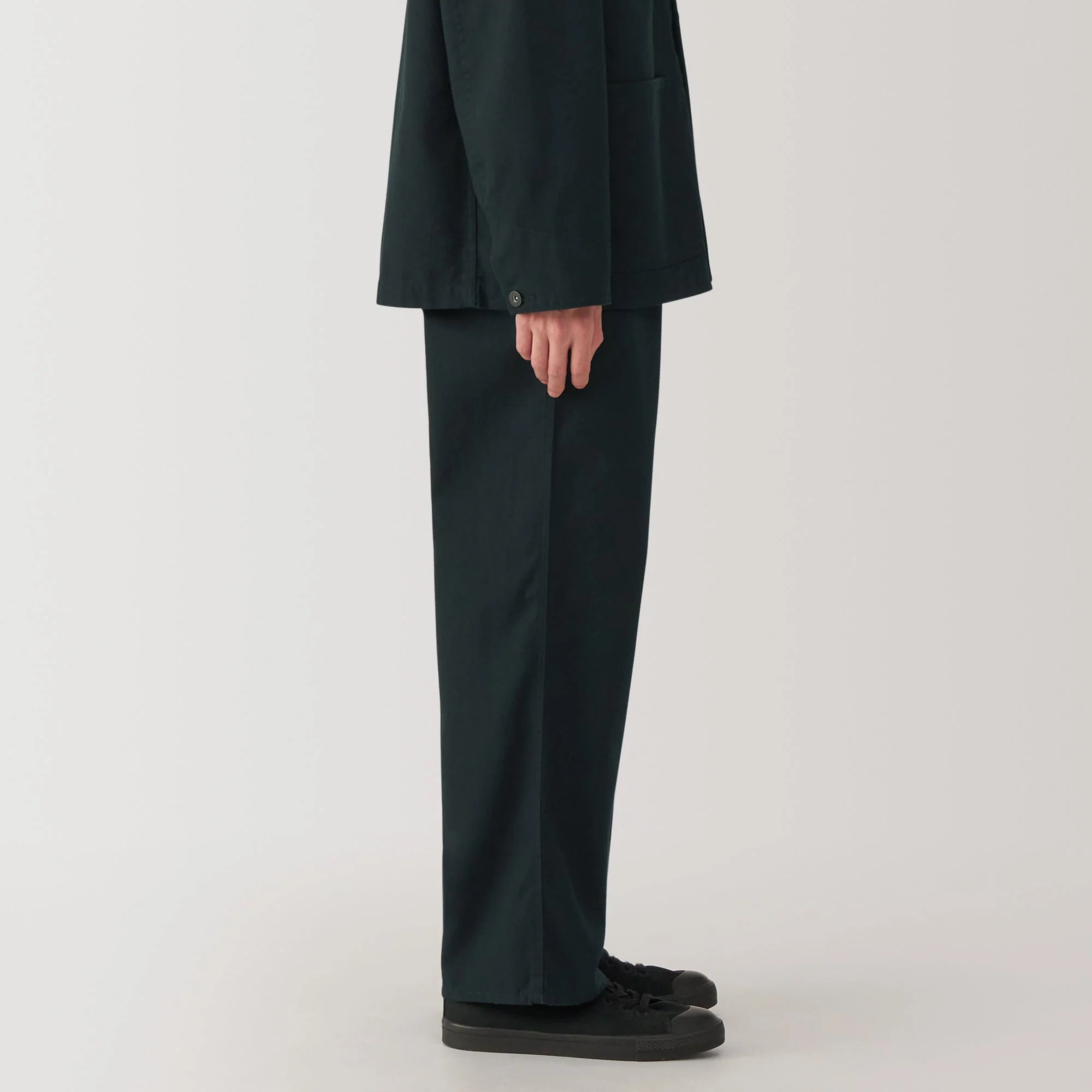 Men's Kapok Blend Canvas Wide Pants - Image 25