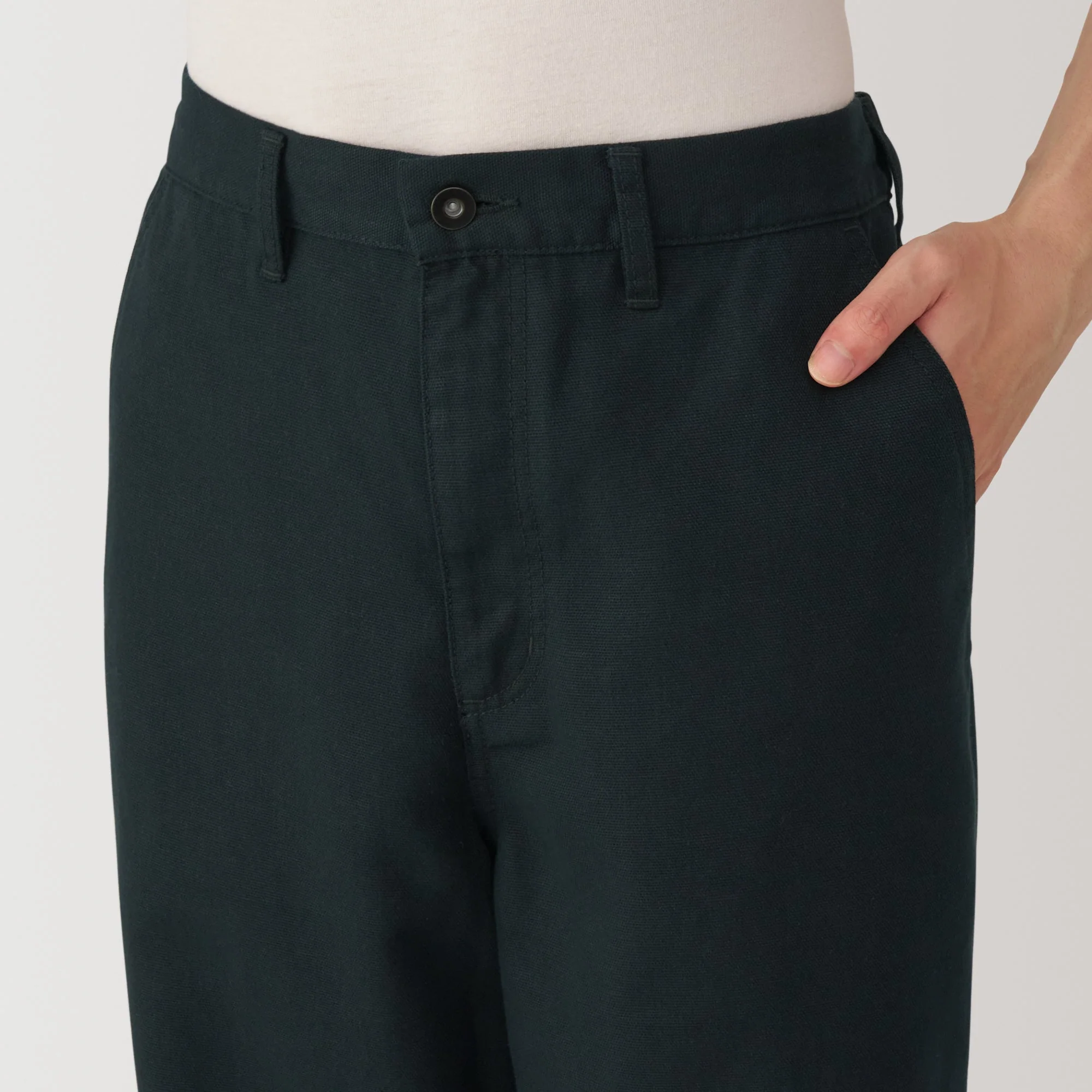 Men's Kapok Blend Canvas Wide Pants - Image 27
