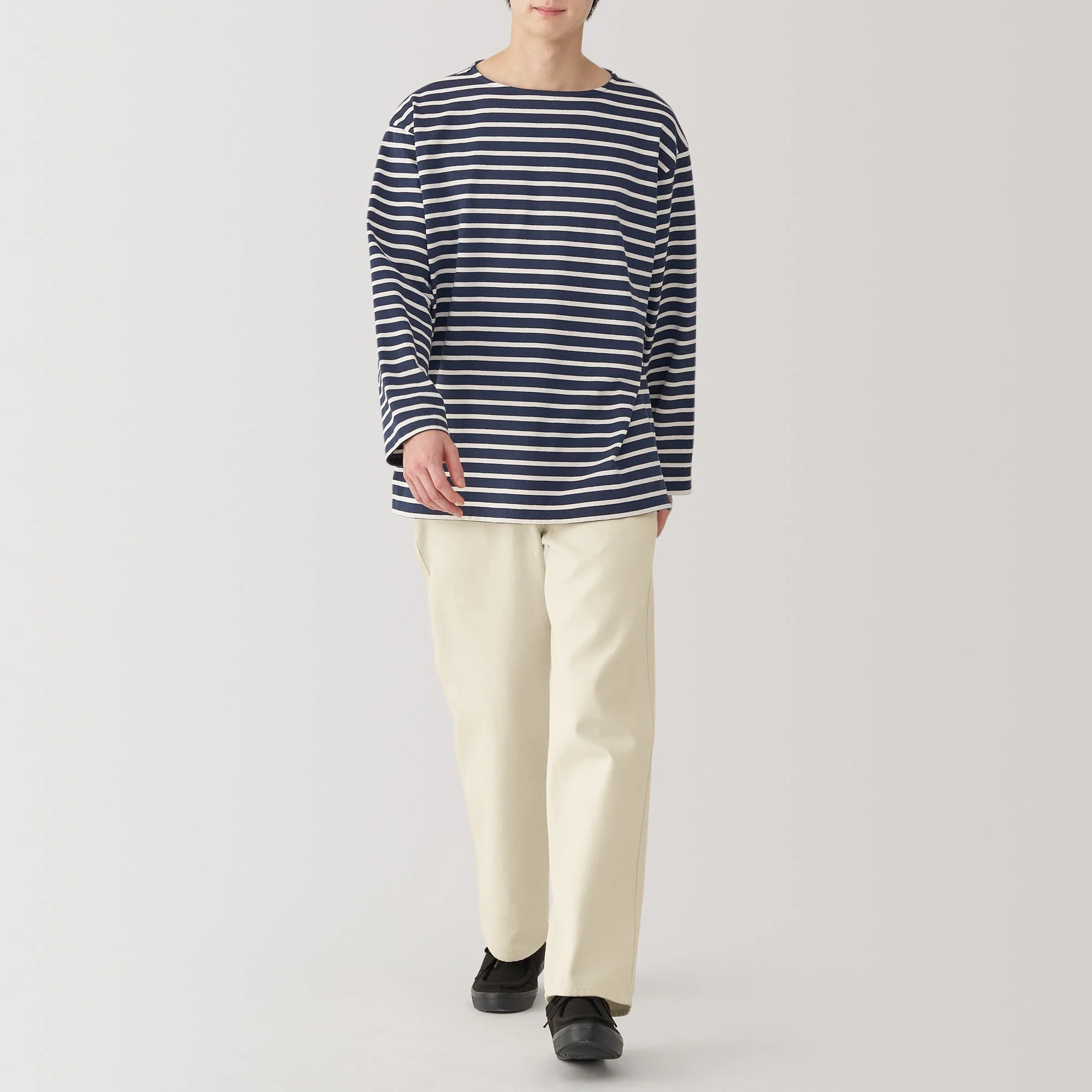 Men's Kapok Blend Canvas Wide Pants - Image 4