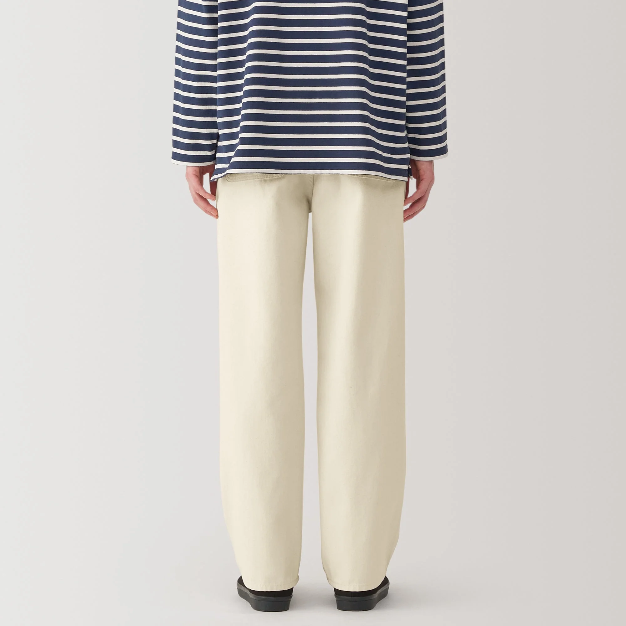 Men's Kapok Blend Canvas Wide Pants - Image 6