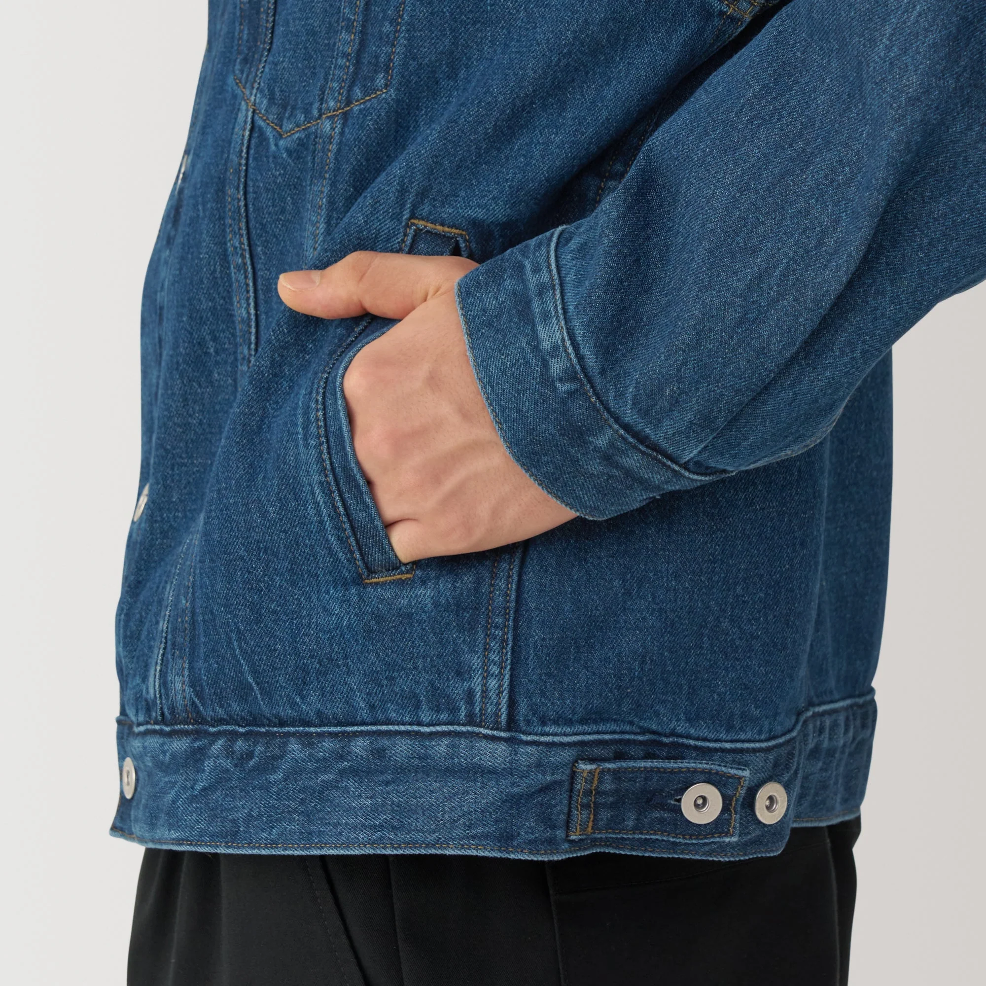 Men's Kapok Blend Denim Jacket - Image 17