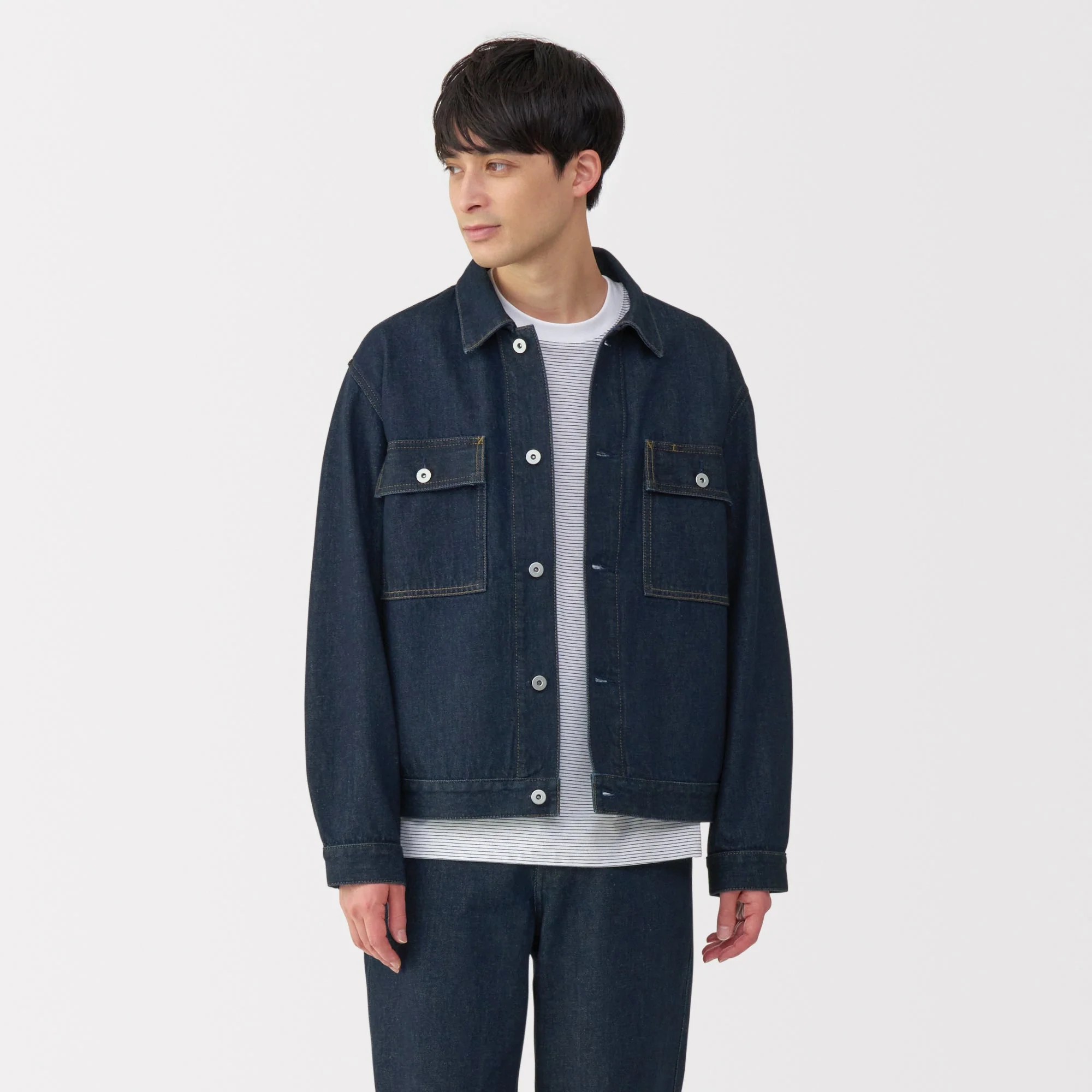 Men's Kapok Blend Denim Jacket
