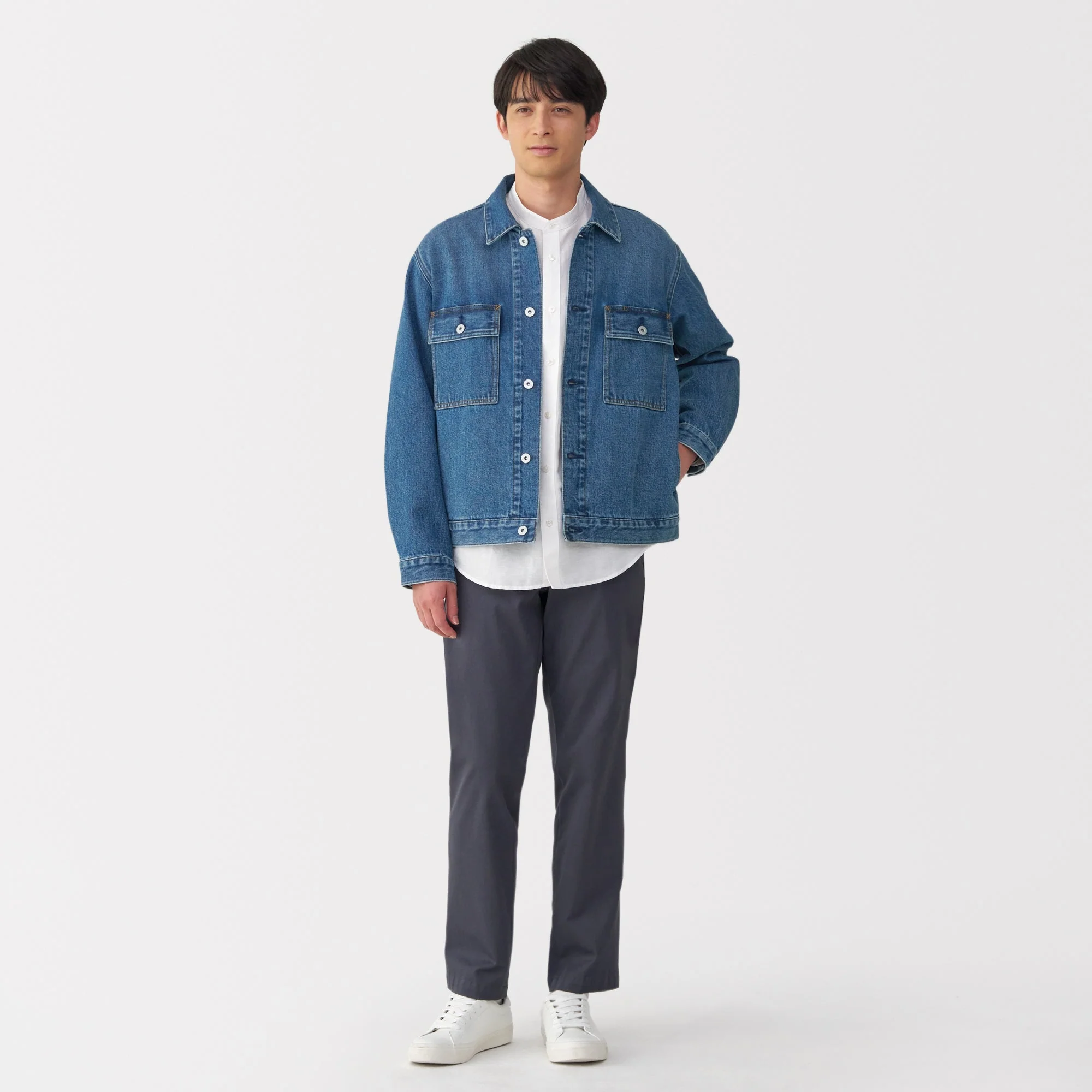 Men's Kapok Blend Denim Jacket - Image 13