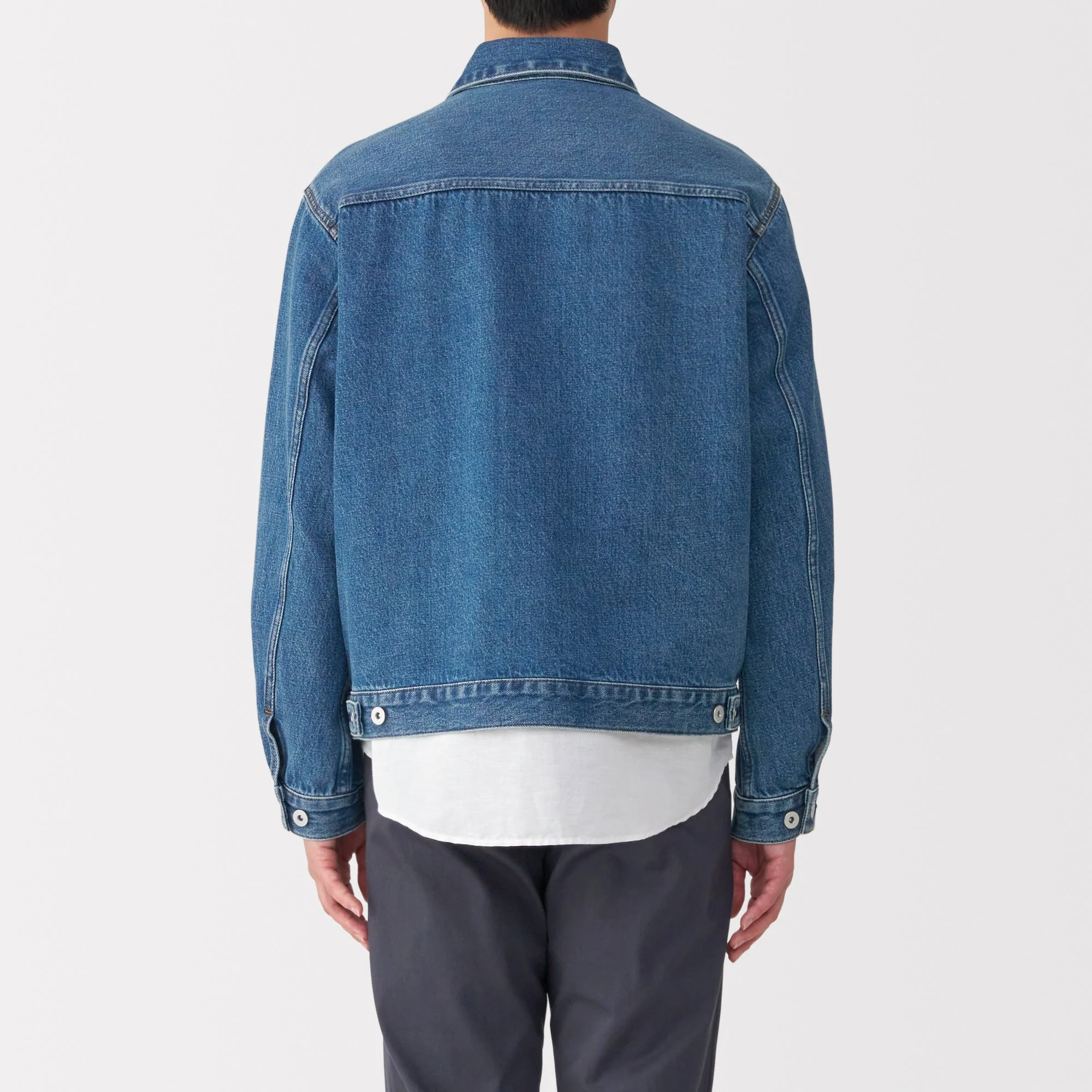 Men's Kapok Blend Denim Jacket - Image 15