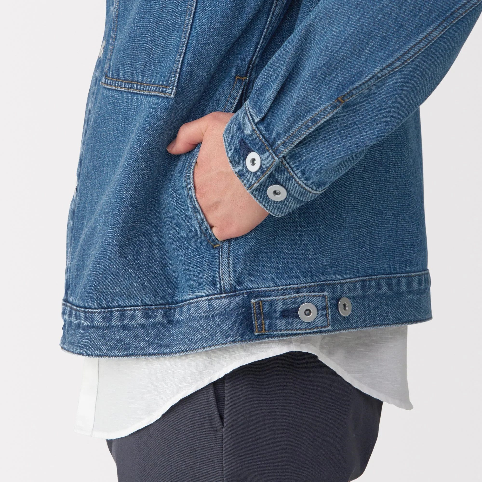 Men's Kapok Blend Denim Jacket - Image 17