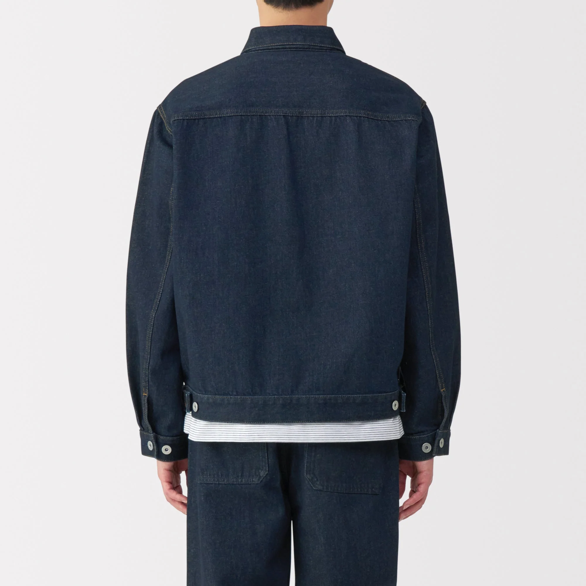 Men's Kapok Blend Denim Jacket - Image 6