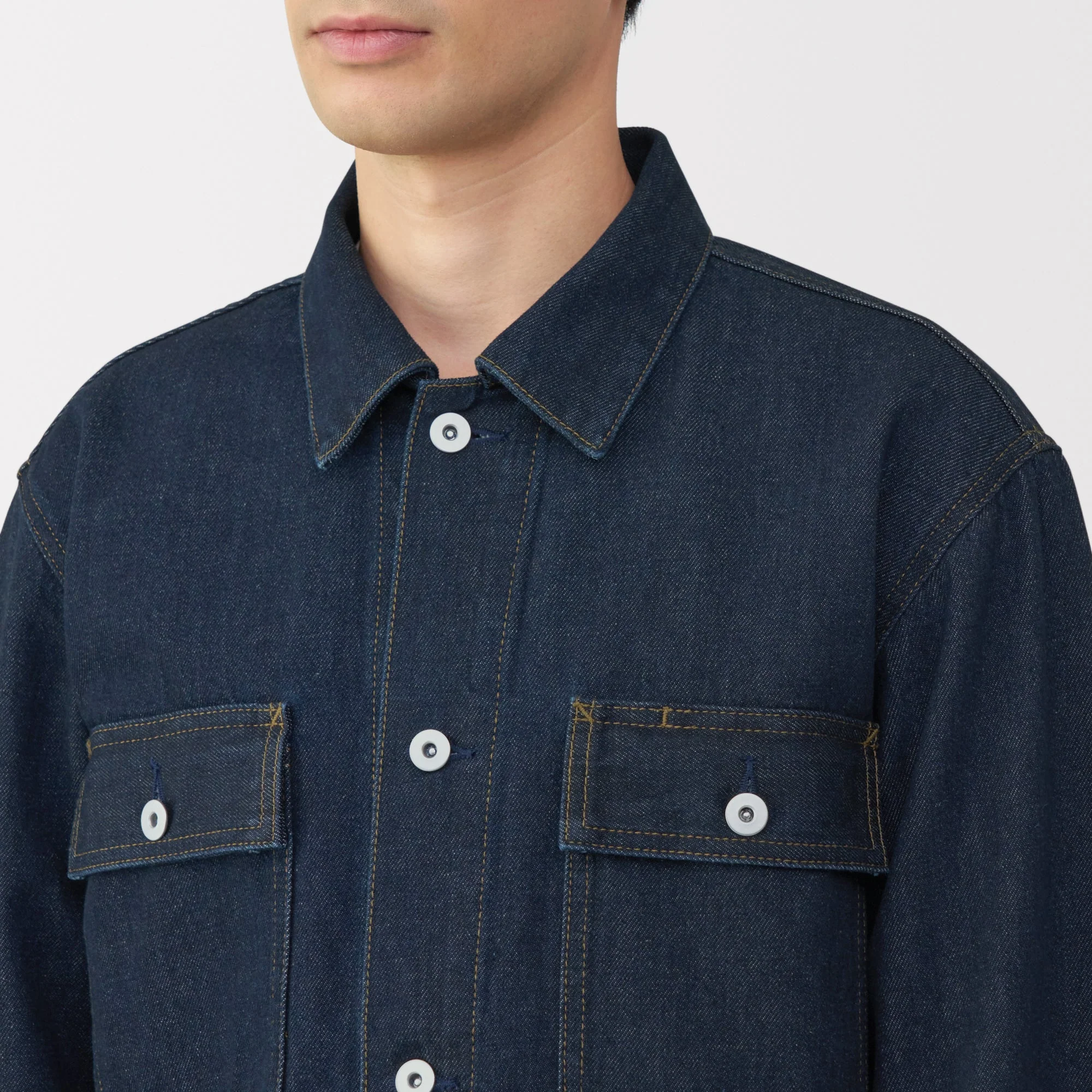 Men's Kapok Blend Denim Jacket - Image 7