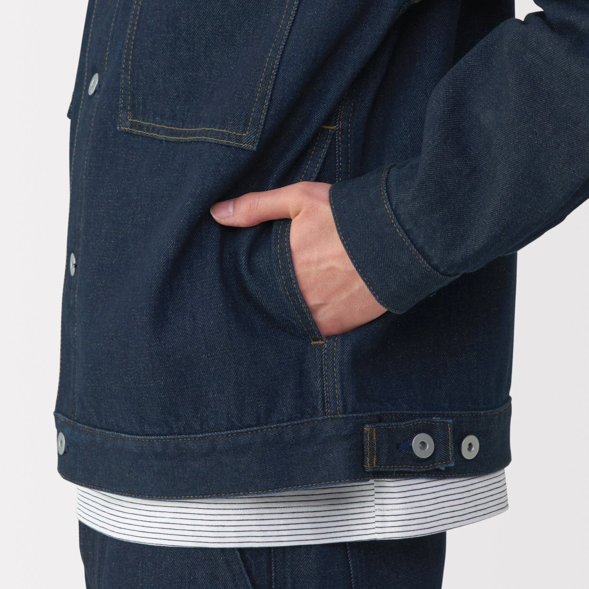Men's Kapok Blend Denim Jacket - Image 8