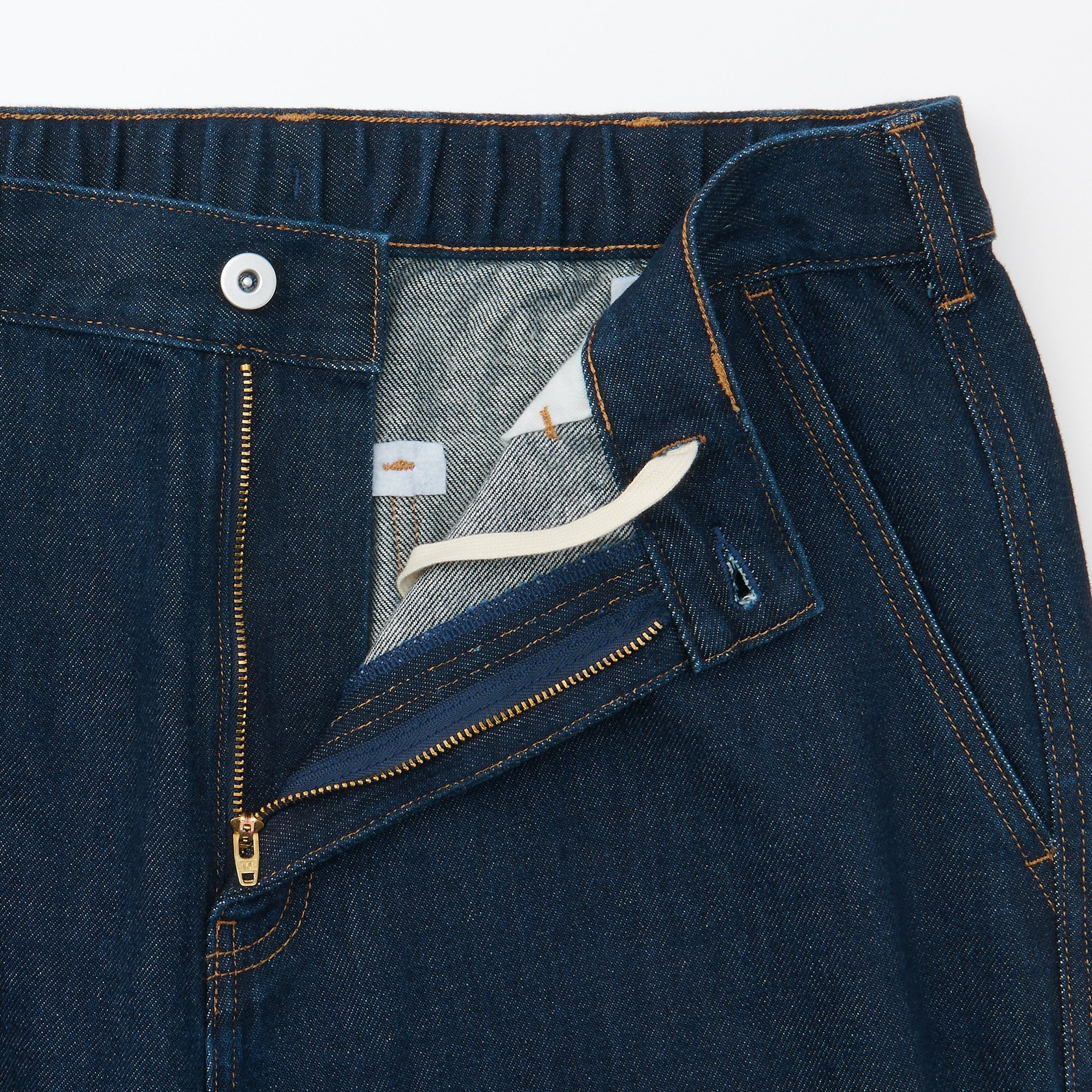Men's Kapok Blend Denim Wide Pants - Image 9