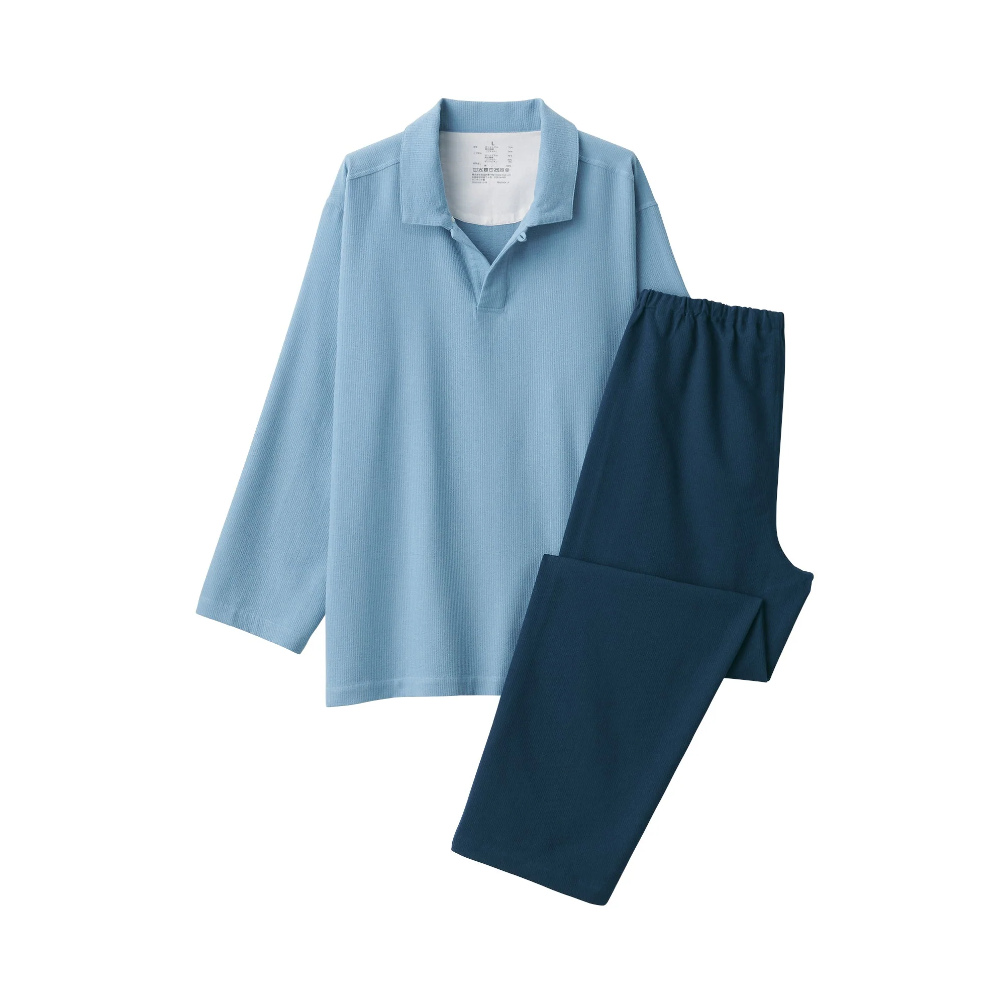 Men's Kapok Blend Skipper Pajamas - Image 12