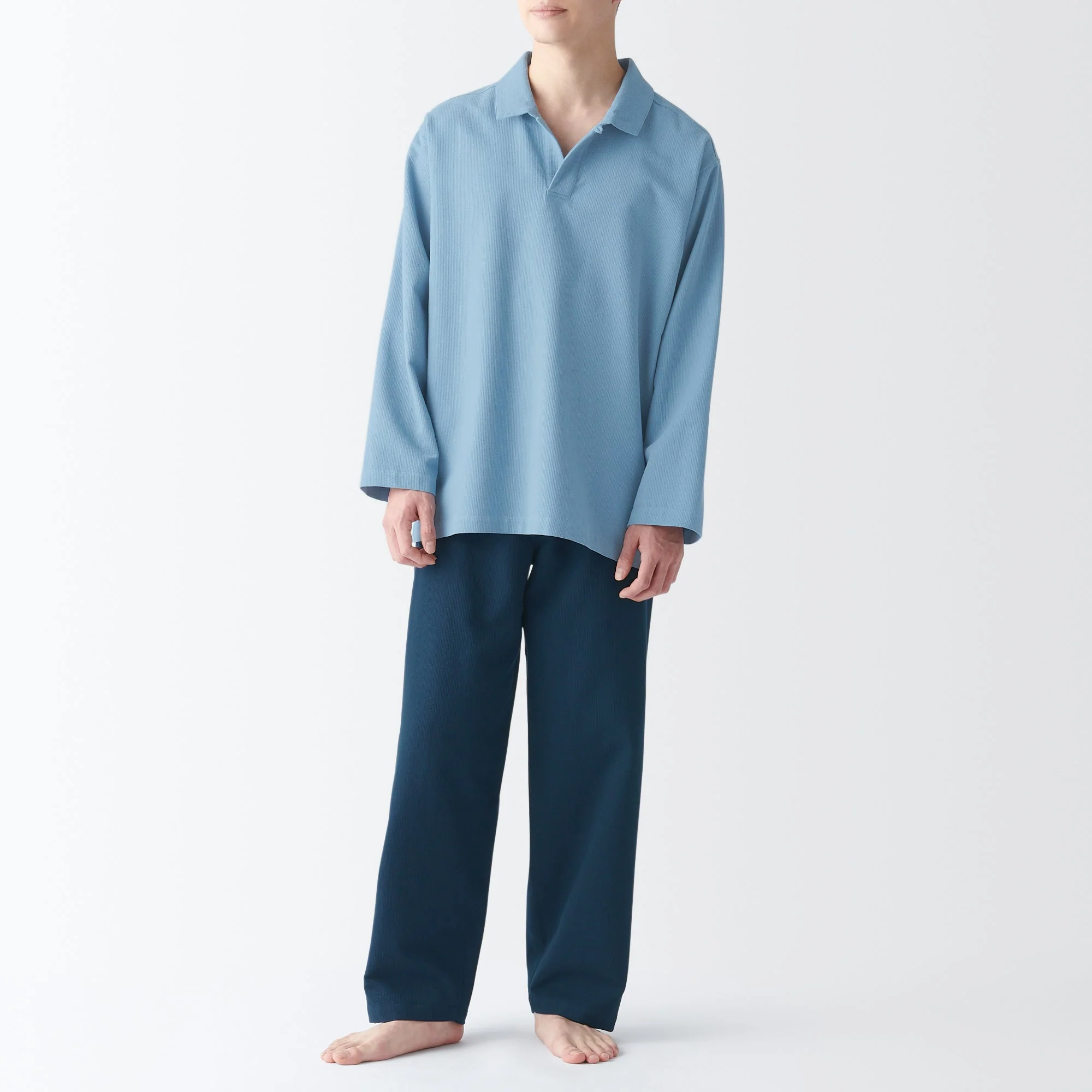 Men's Kapok Blend Skipper Pajamas - Image 13
