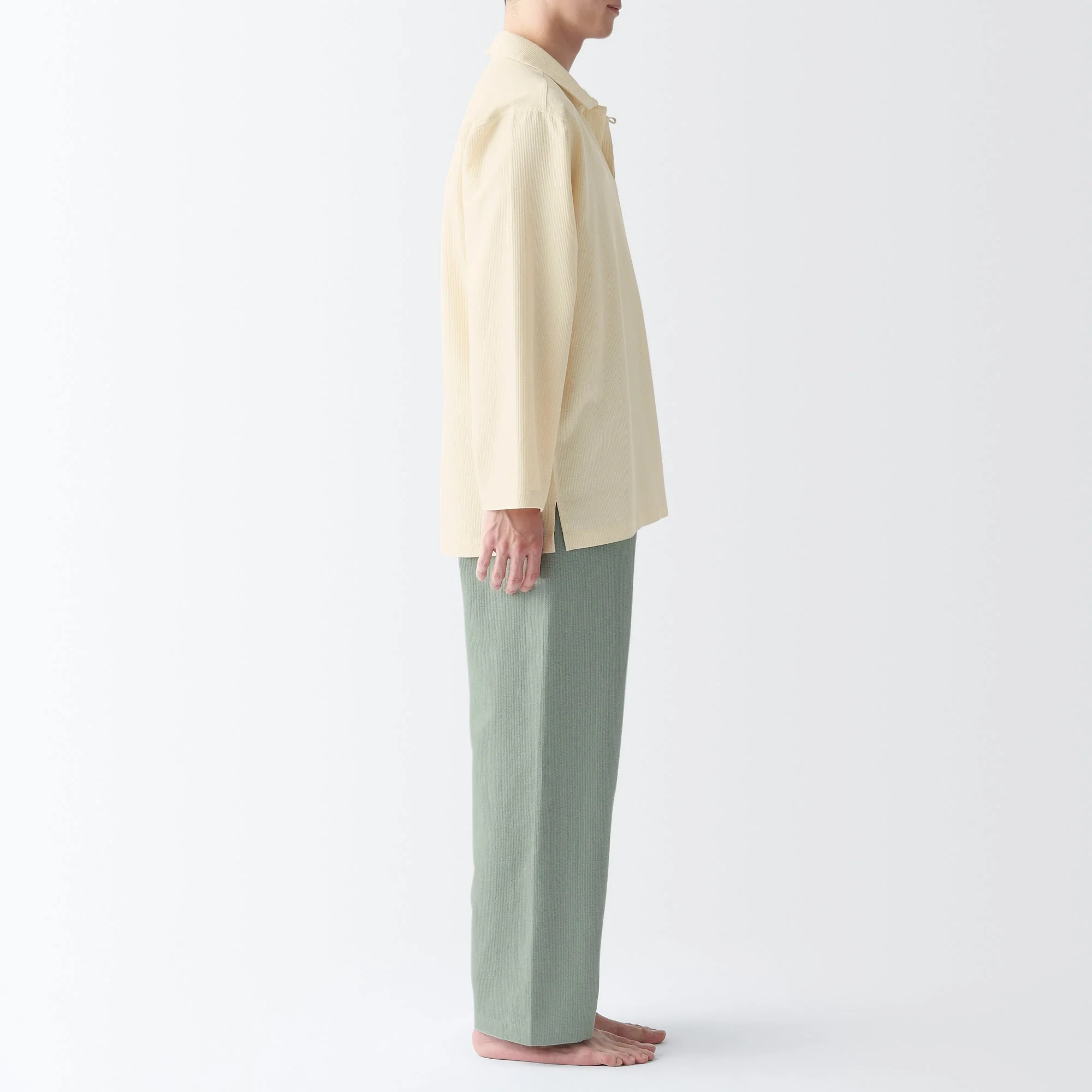 Men's Kapok Blend Skipper Pajamas - Image 5