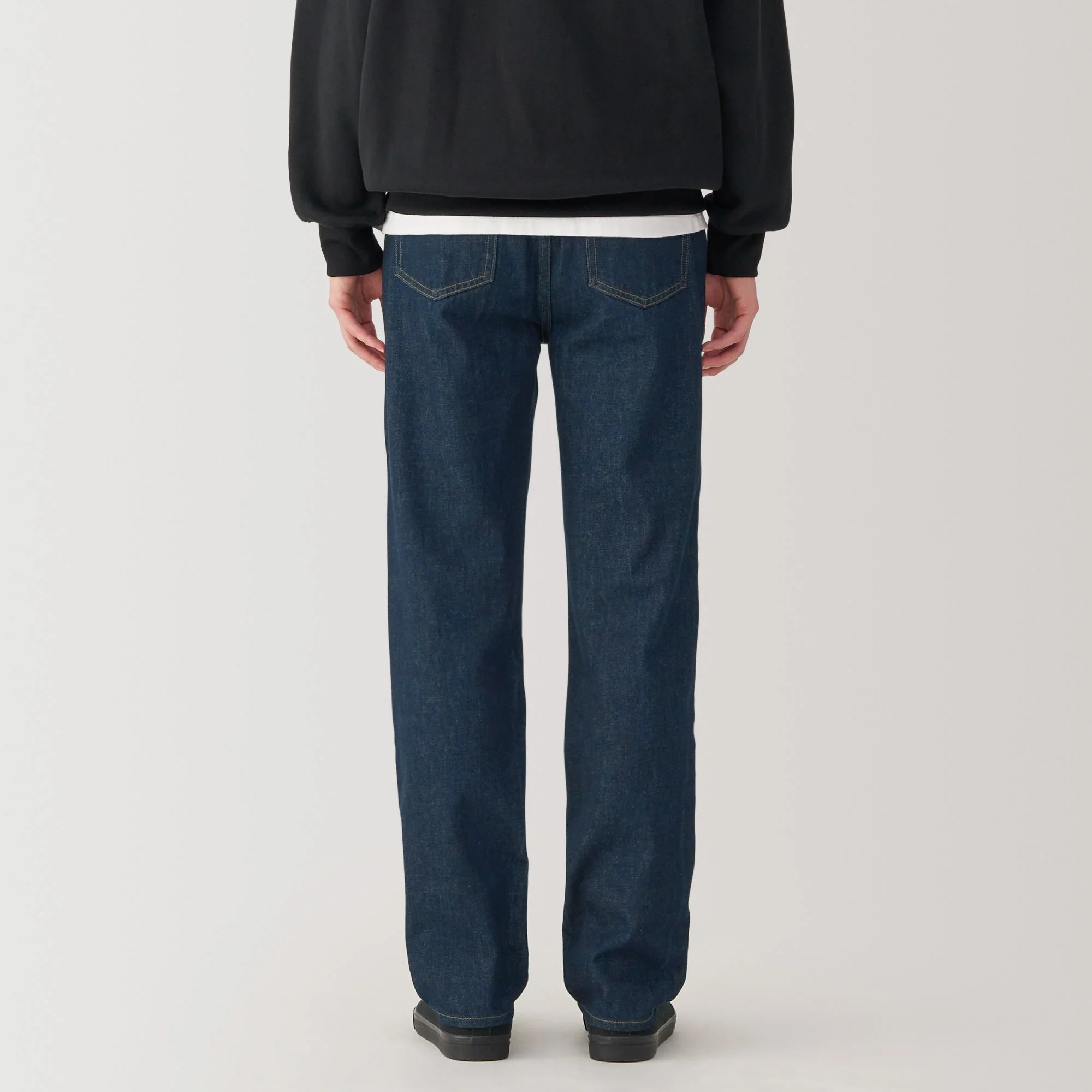 Men's Kapok Blend Straight Denim Trousers - Image 15