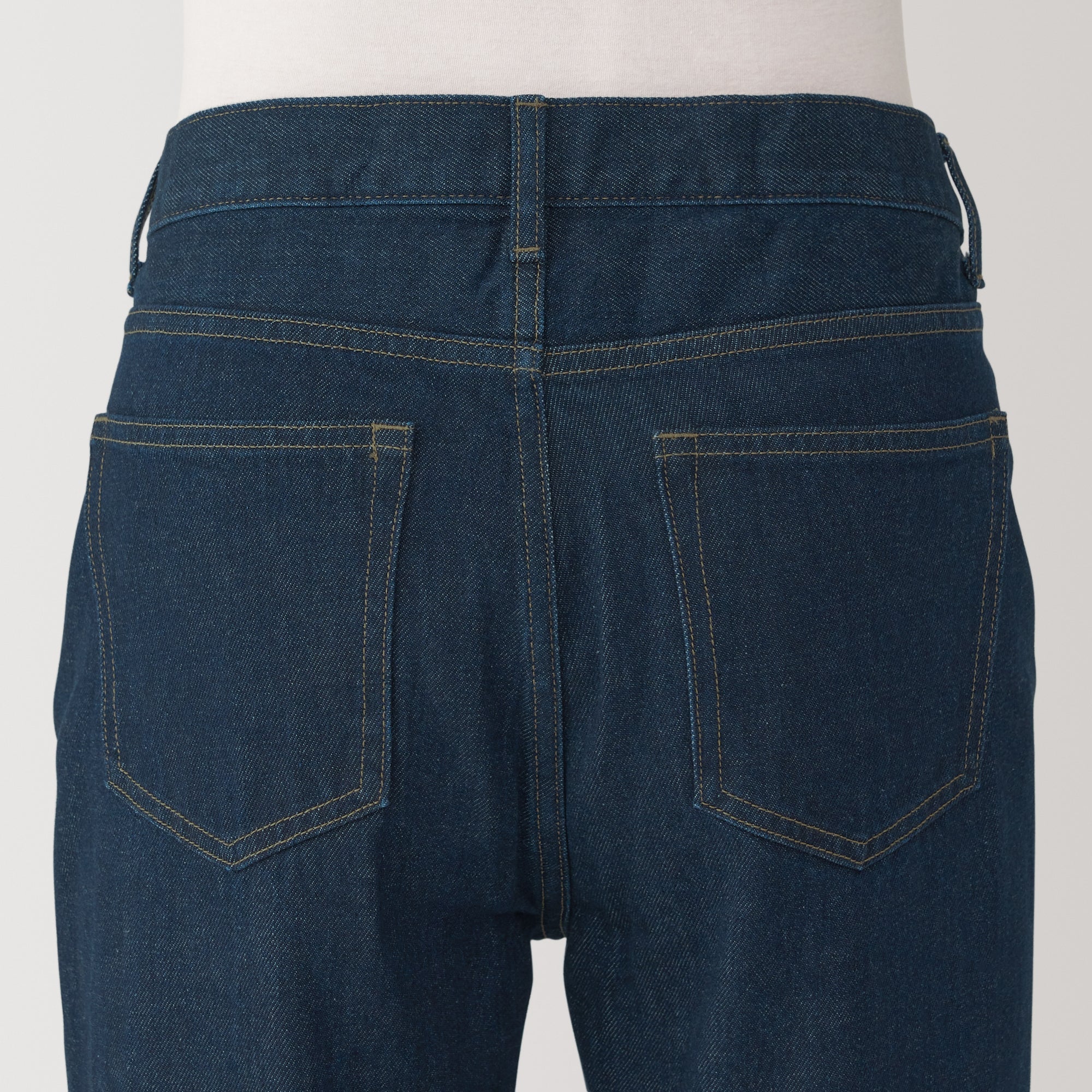 Men's Kapok Blend Straight Denim Trousers - Image 17