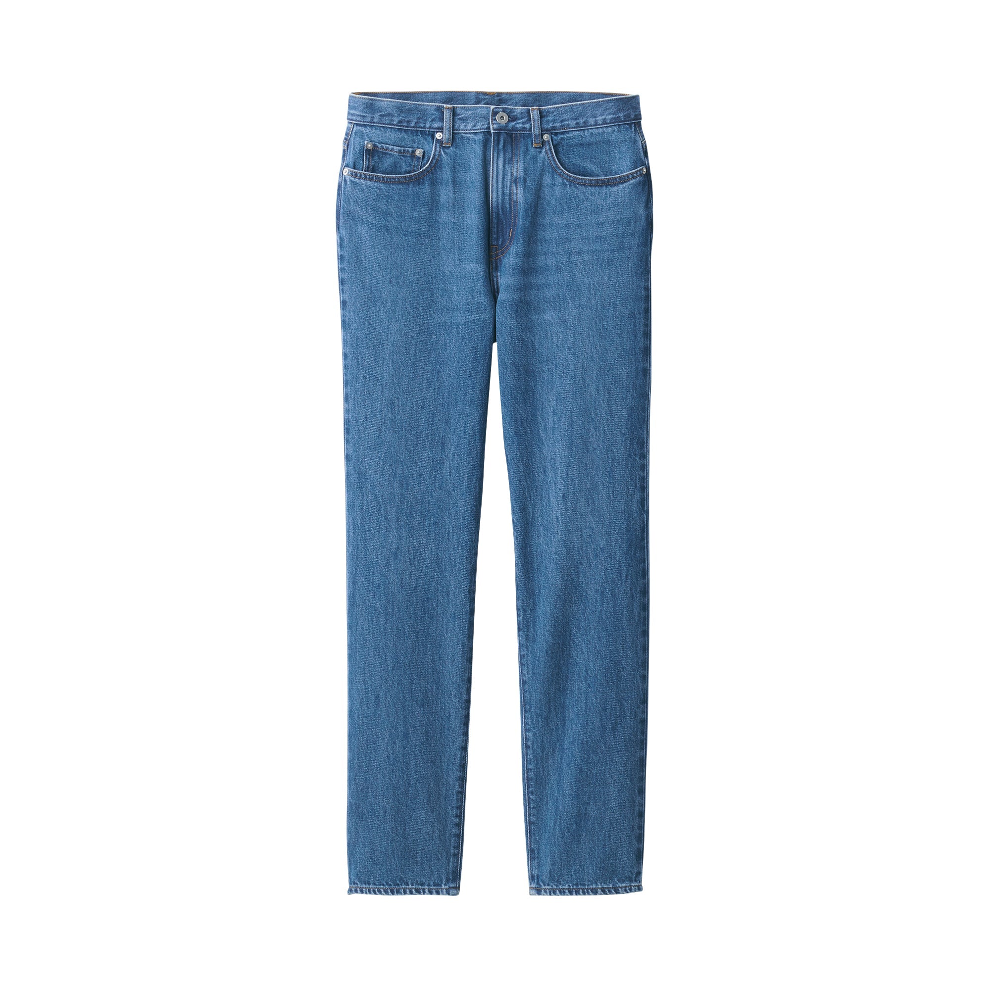 Men's Kapok Blend Straight Denim Trousers - Image 2