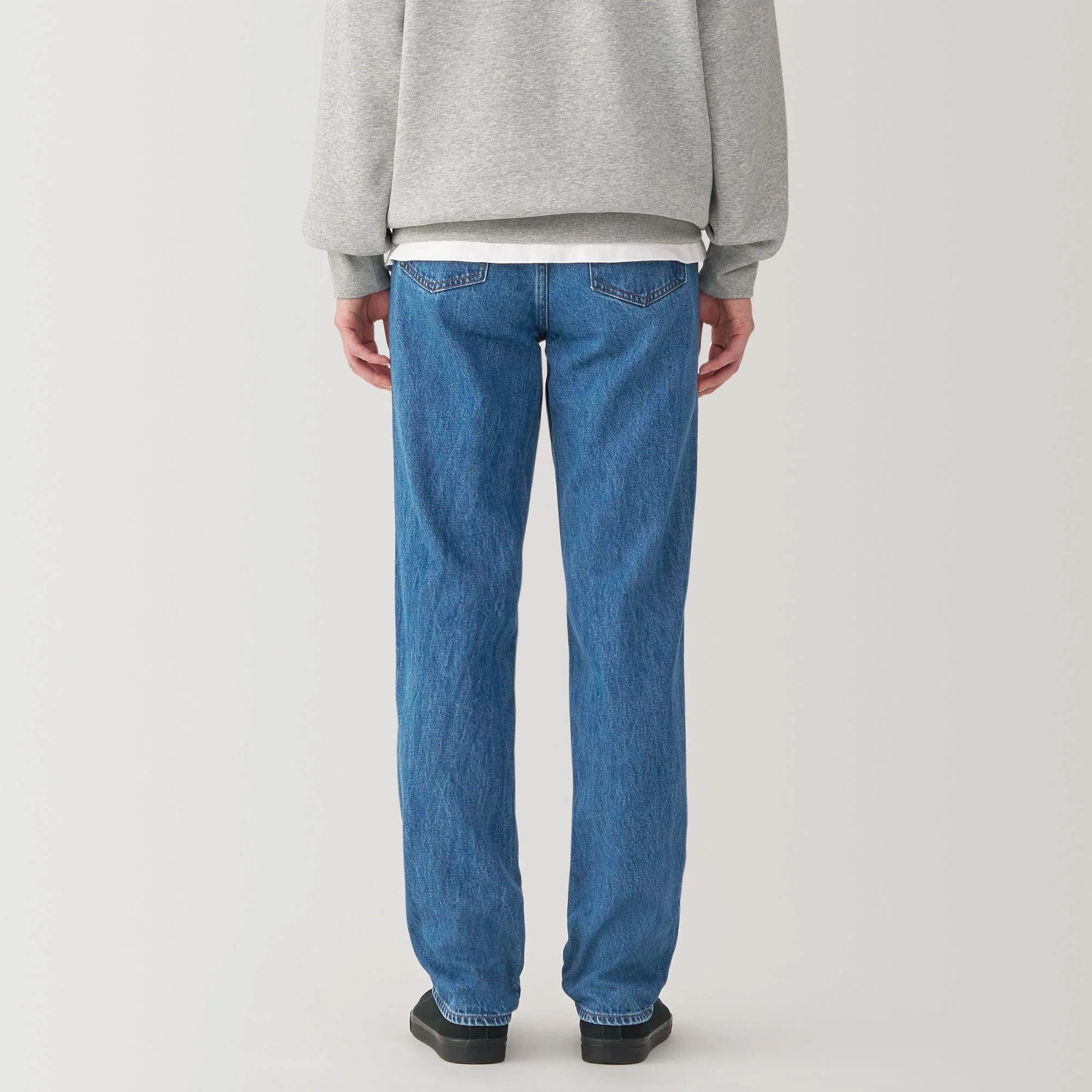 Men's Kapok Blend Straight Denim Trousers - Image 6