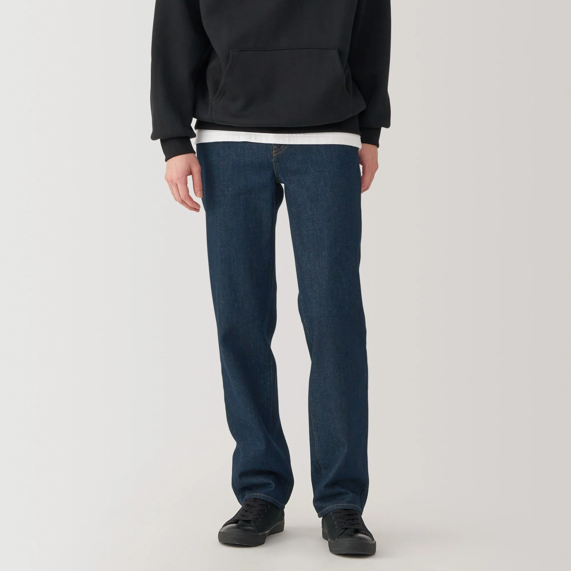 Men's Kapok Blend Straight Denim Trousers - Image 3