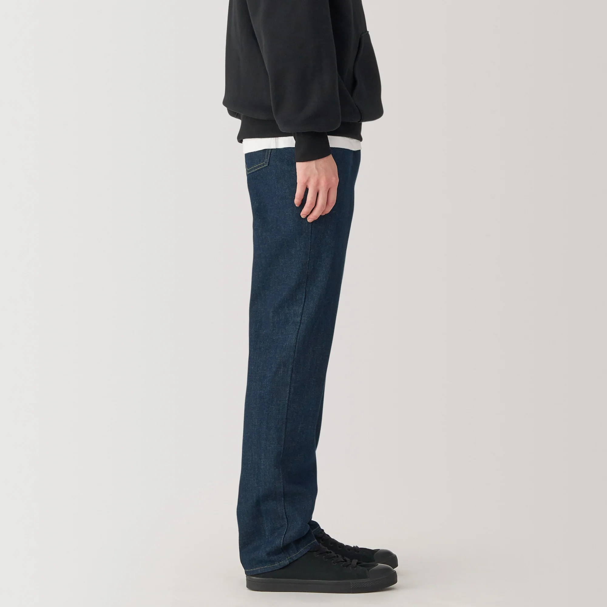 Men's Kapok Blend Straight Denim Trousers - Image 5