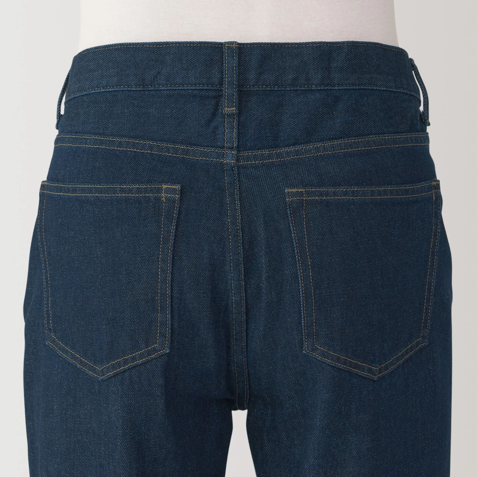 Men's Kapok Blend Straight Denim Trousers - Image 8