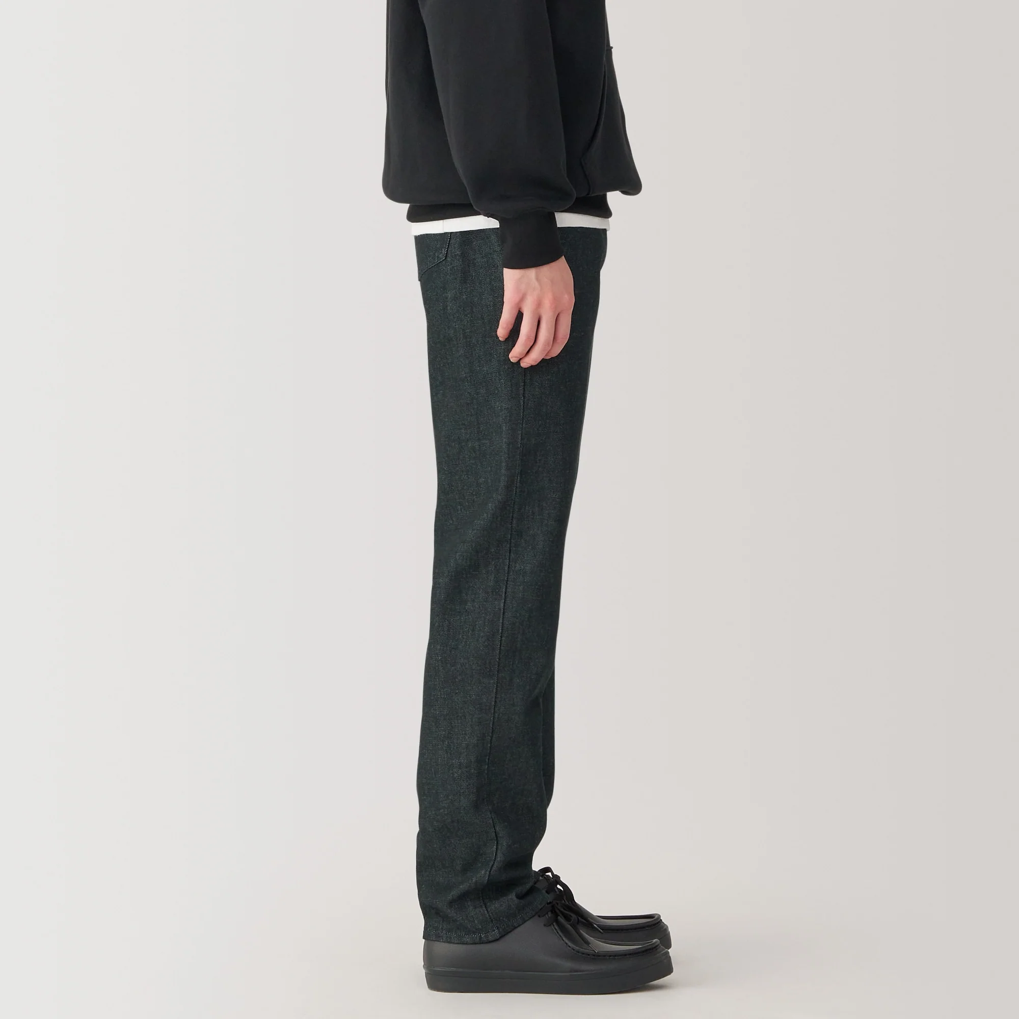 Men's Kapok Blend Straight Denim Trousers - Image 5