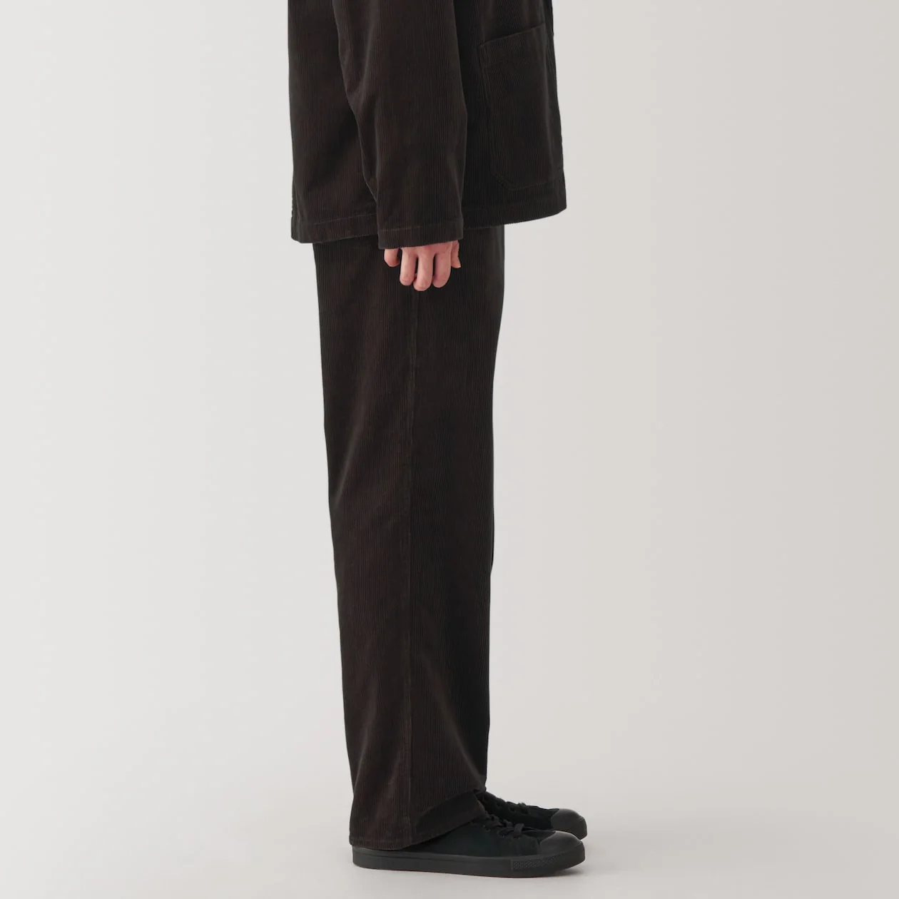 Men's Kapok Blend Wide Leg Corduroy Pants - Image 15