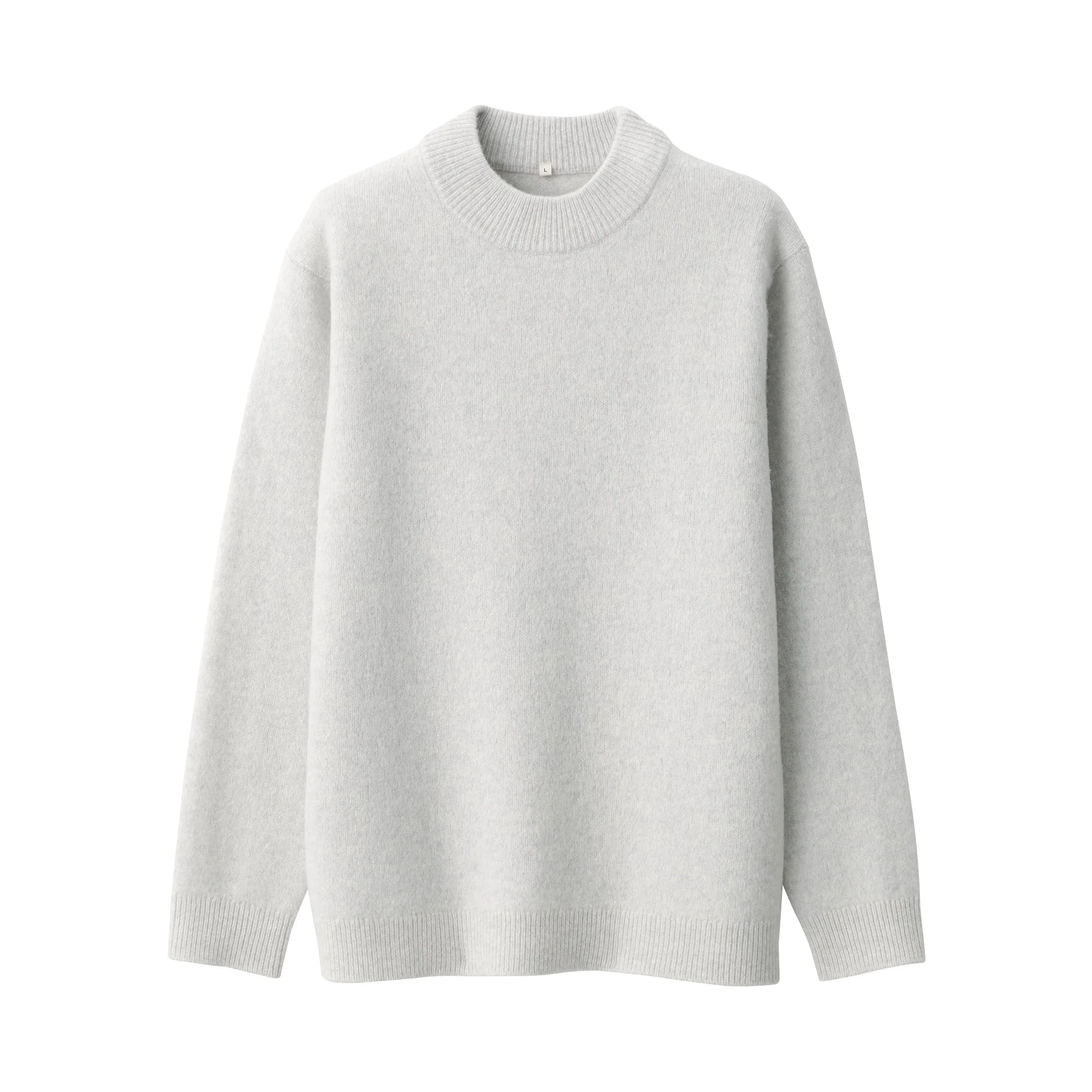 Labo Men's Milled Wool Mock Neck Sweater - Image 2