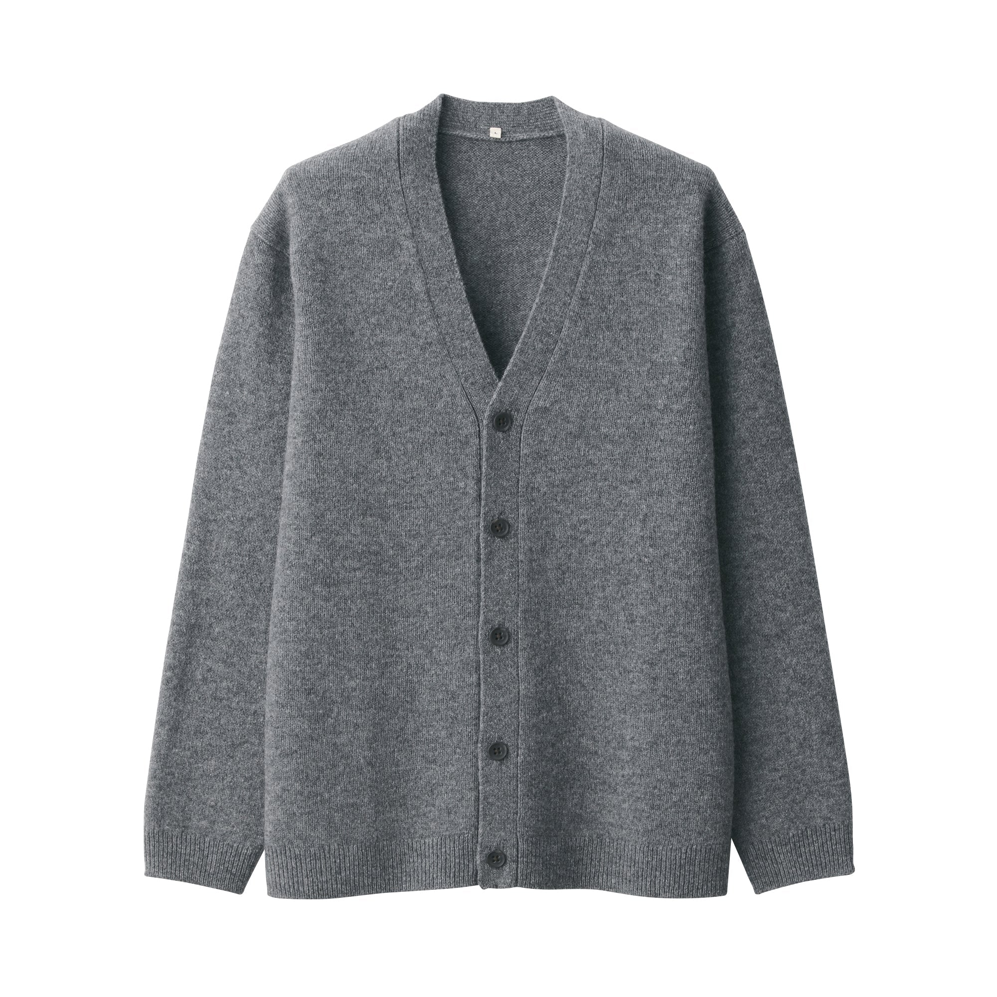 Labo Men's Milled Wool V Neck Cardigan - Image 9
