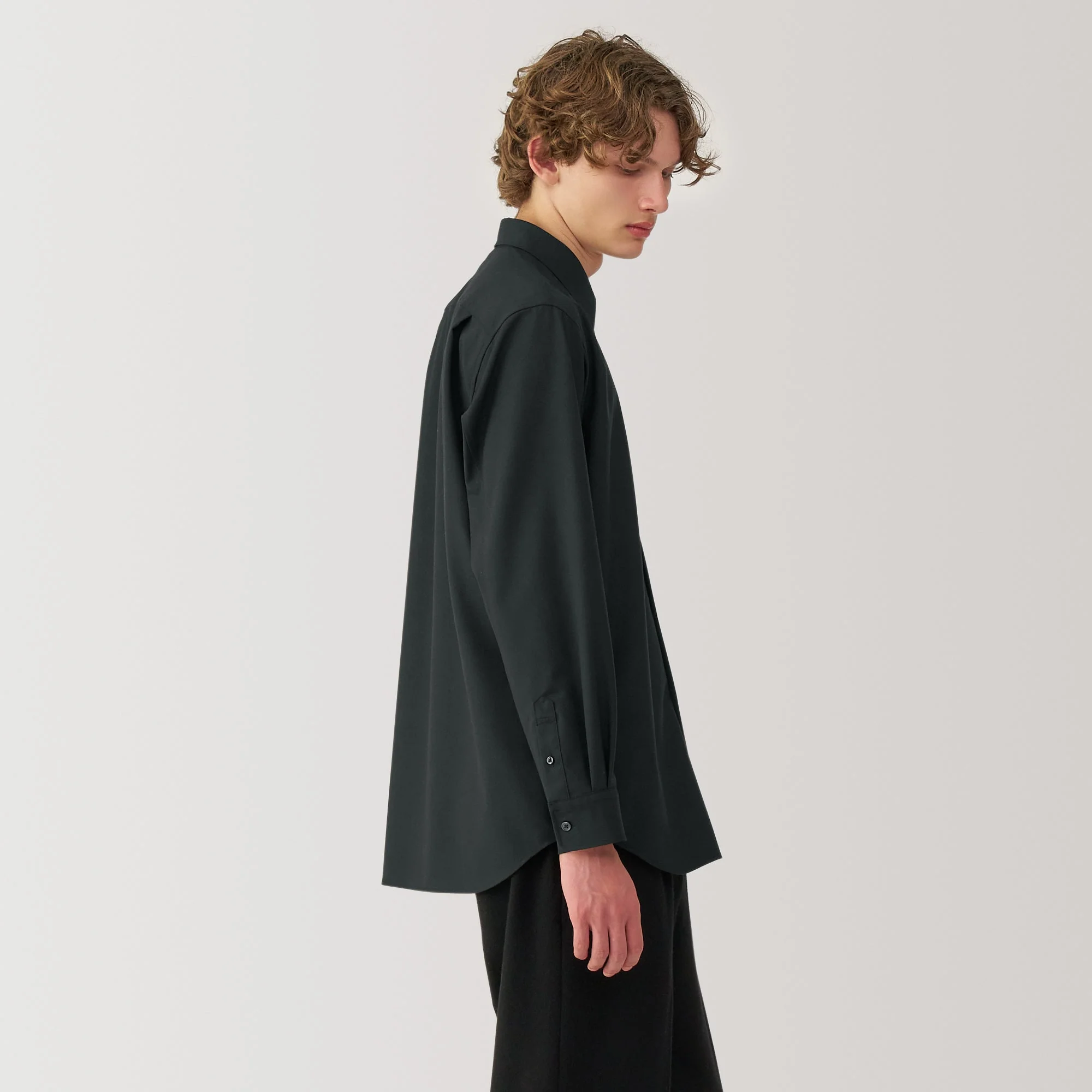 Labo Men's Wool Blend Regular Collar Shirt - Image 13