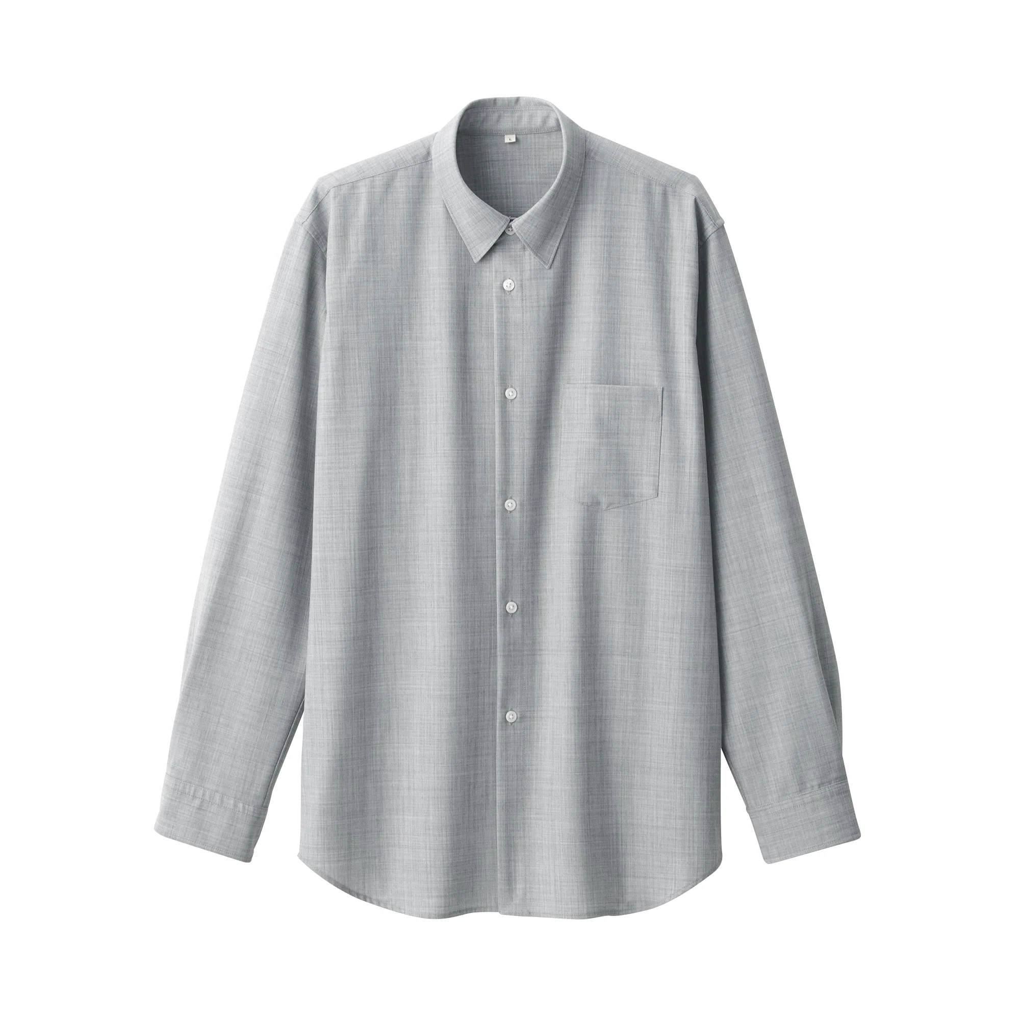 Labo Men's Wool Blend Regular Collar Shirt - Image 2