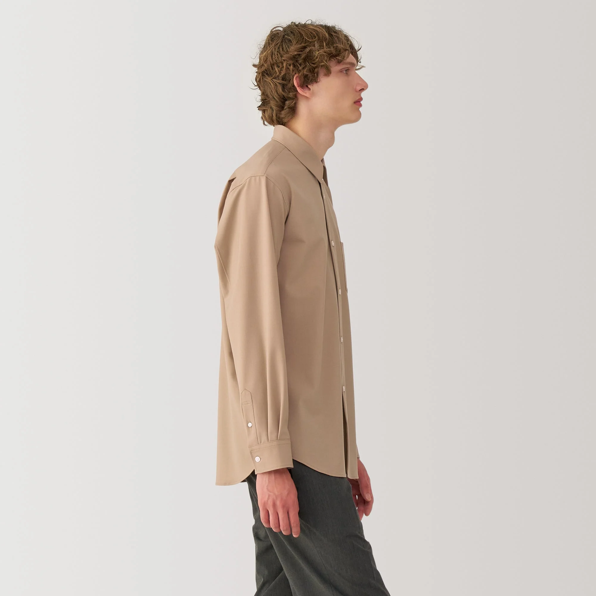 Labo Men's Wool Blend Regular Collar Shirt - Image 22