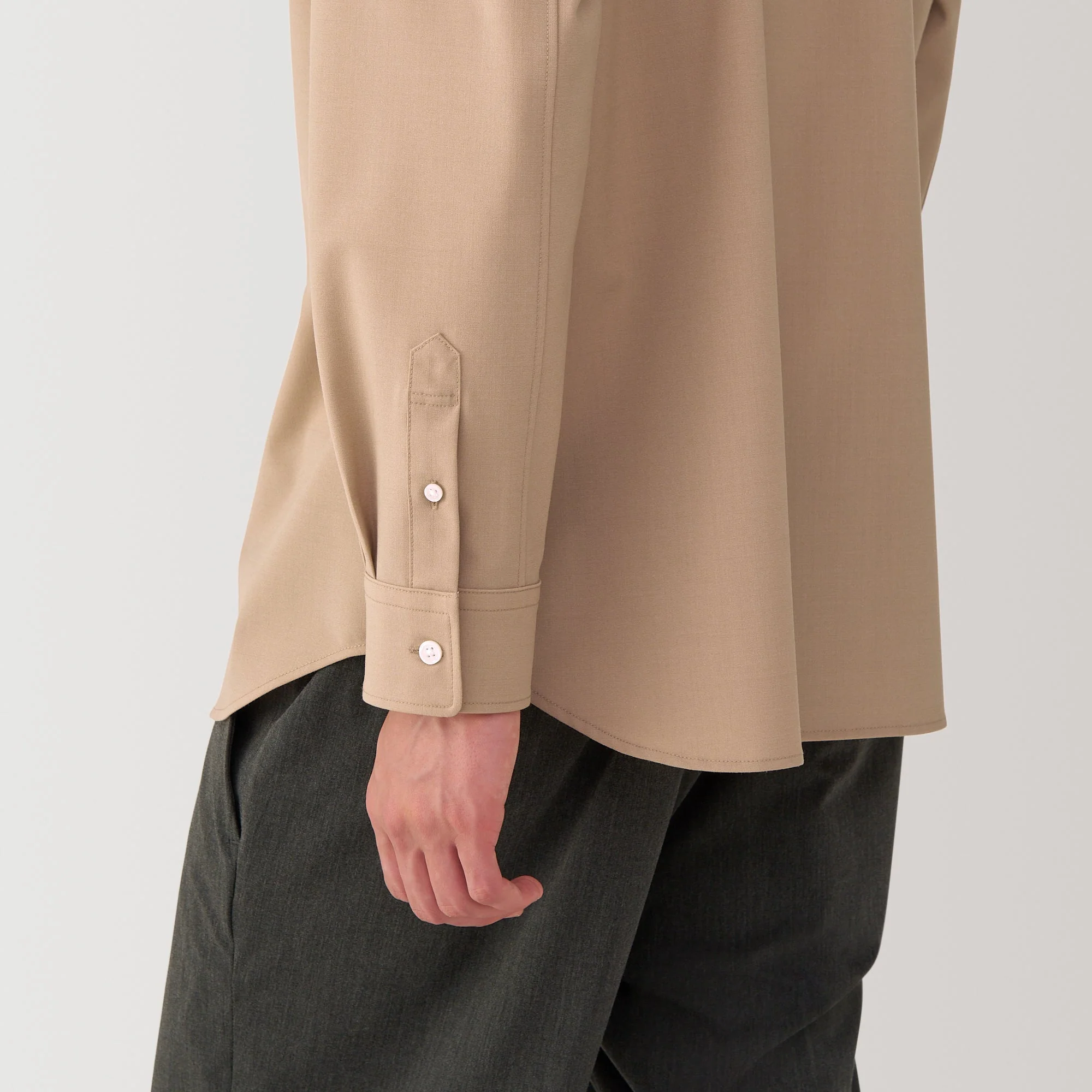 Labo Men's Wool Blend Regular Collar Shirt - Image 25