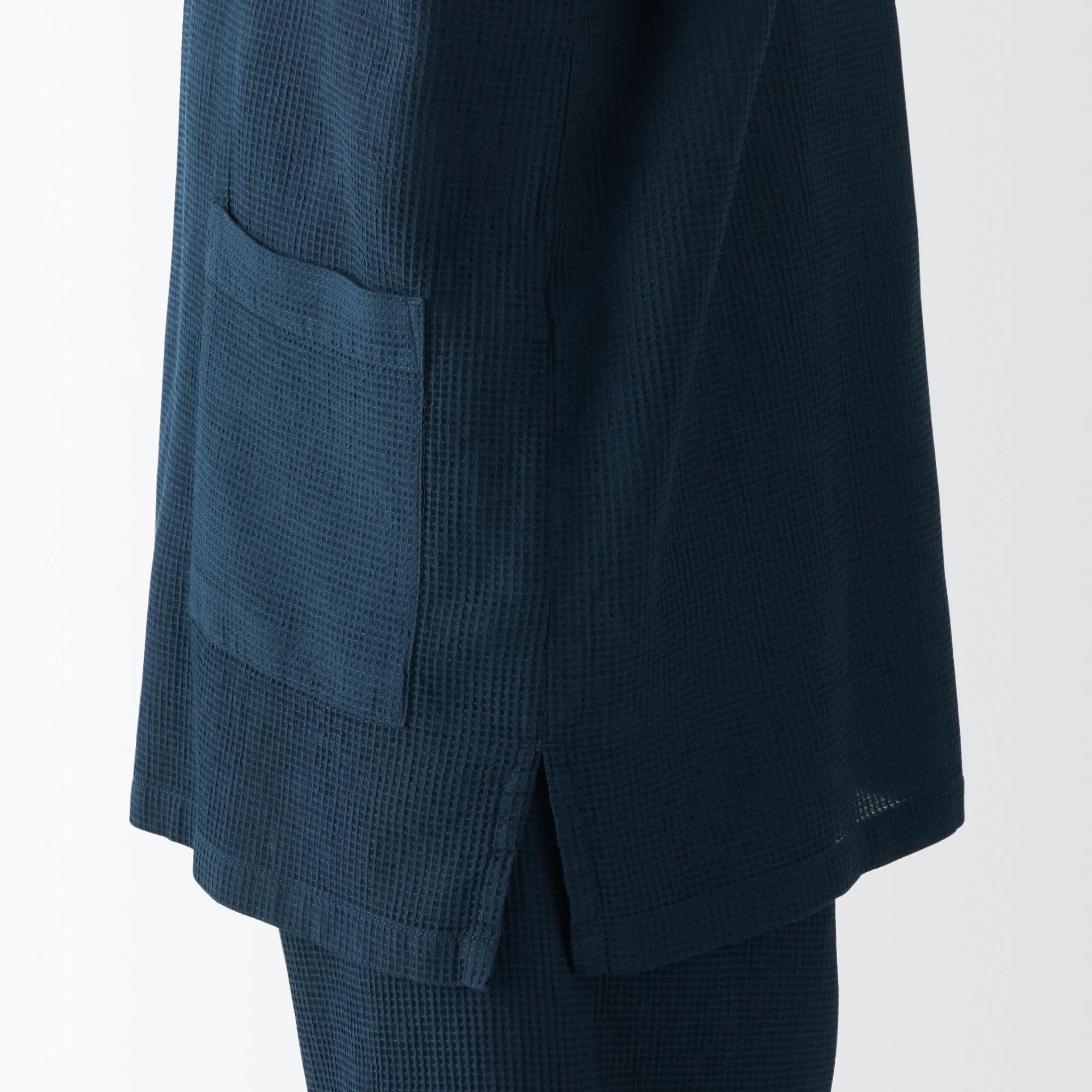 Men's Lyocell Blend Waffle Weave Jinbei Loungewear Set - Image 19