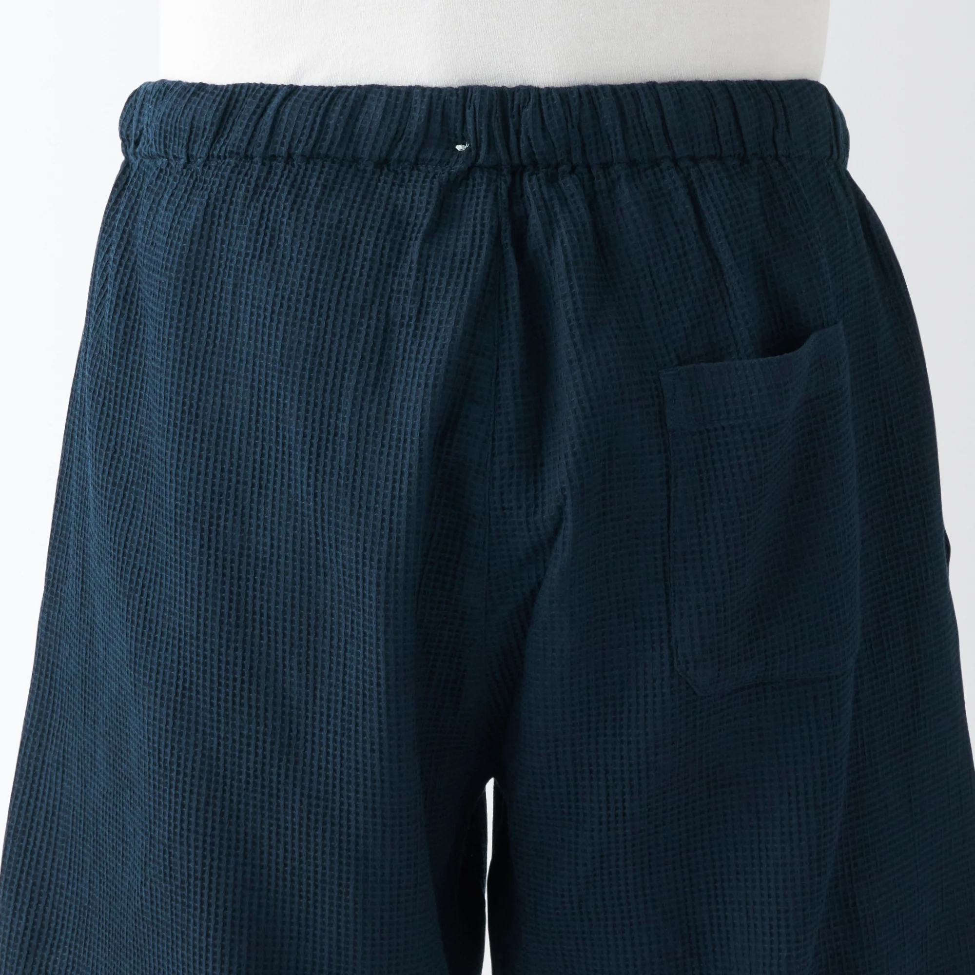 Men's Lyocell Blend Waffle Weave Jinbei Loungewear Set - Image 22
