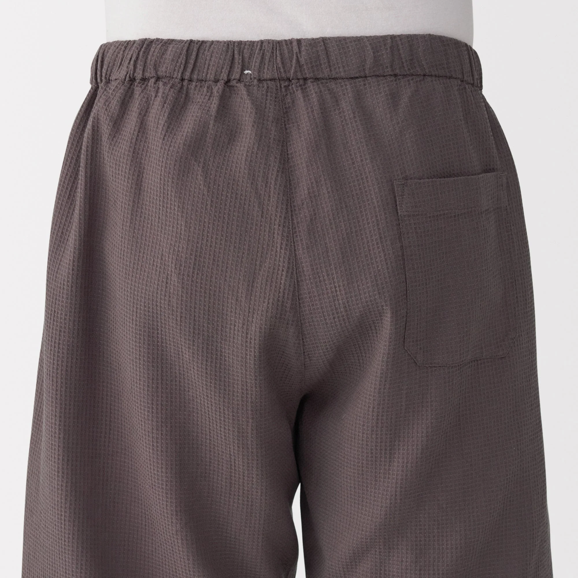 Men's Lyocell Blend Waffle Weave Jinbei Loungewear Set - Image 11