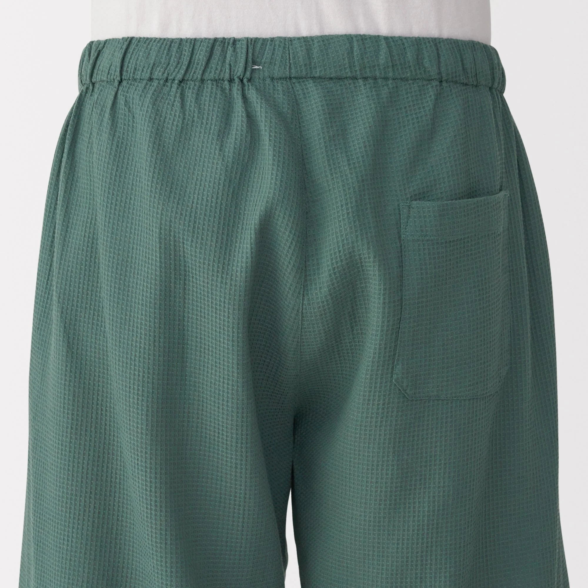 Men's Lyocell Blend Waffle Weave Jinbei Loungewear Set - Image 22