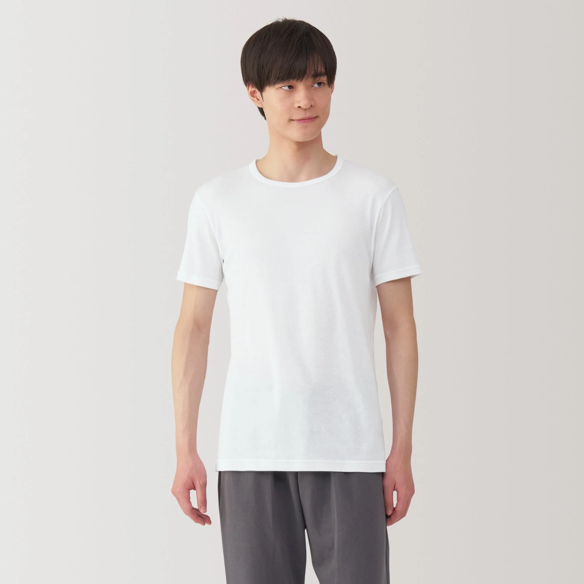 Men's Moisture Wicking Cotton Crew Neck Short Sleeve T-Shirt