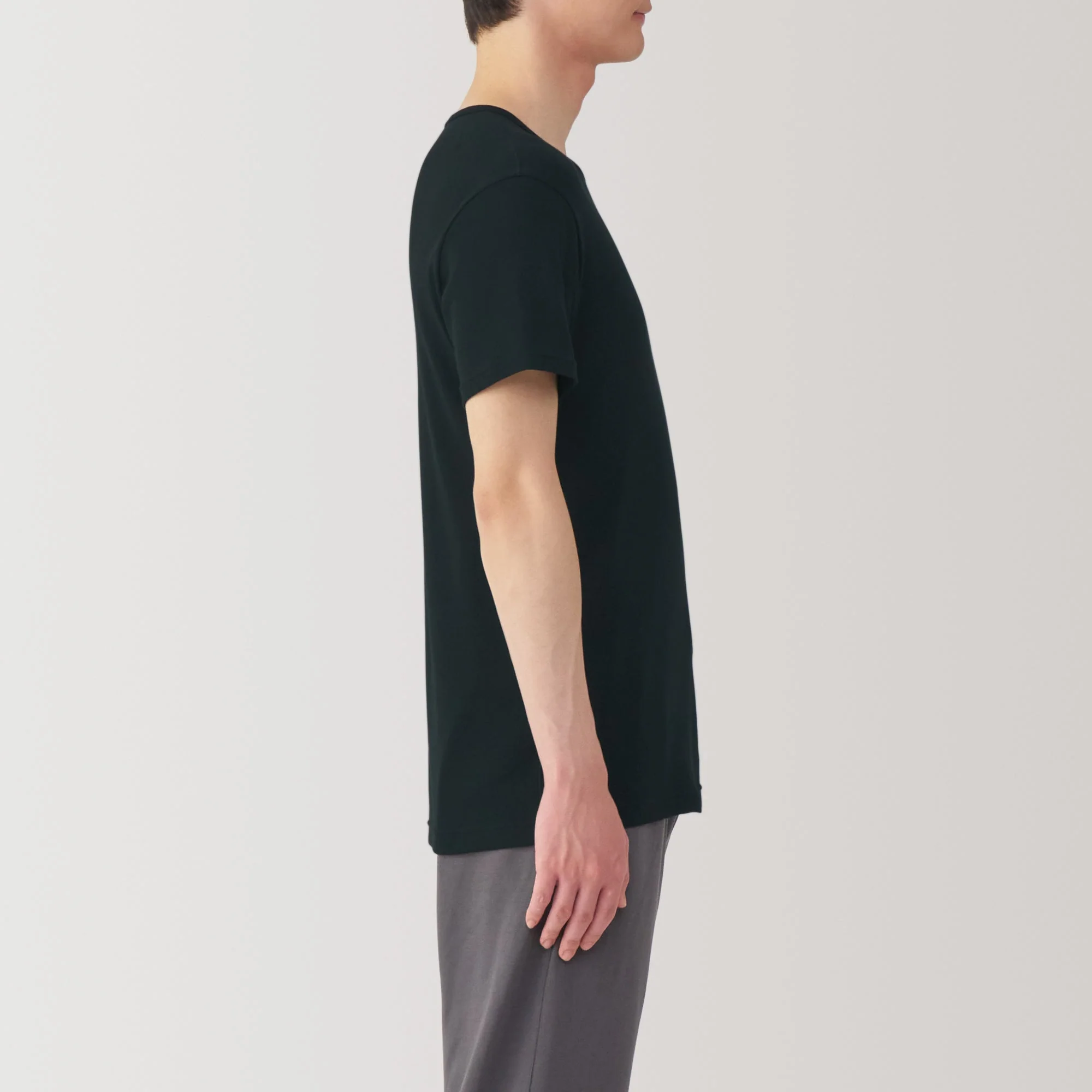 Men's Moisture Wicking Cotton Crew Neck Short Sleeve T-Shirt - Image 19