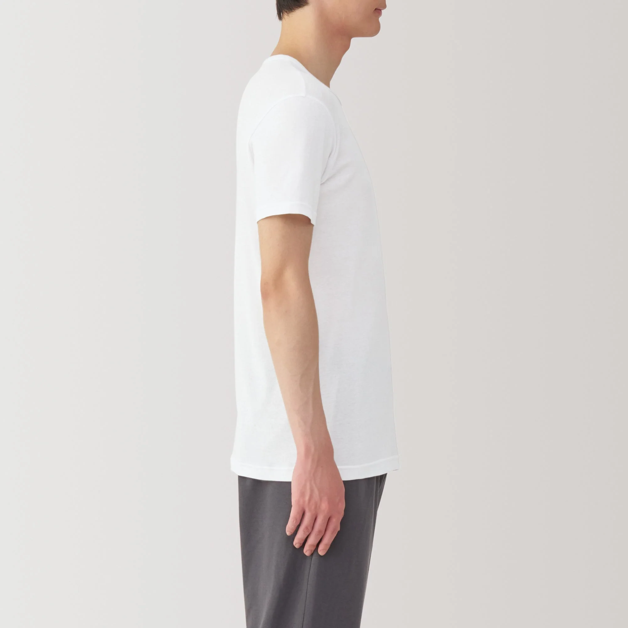 Men's Moisture Wicking Cotton Crew Neck Short Sleeve T-Shirt - Image 5