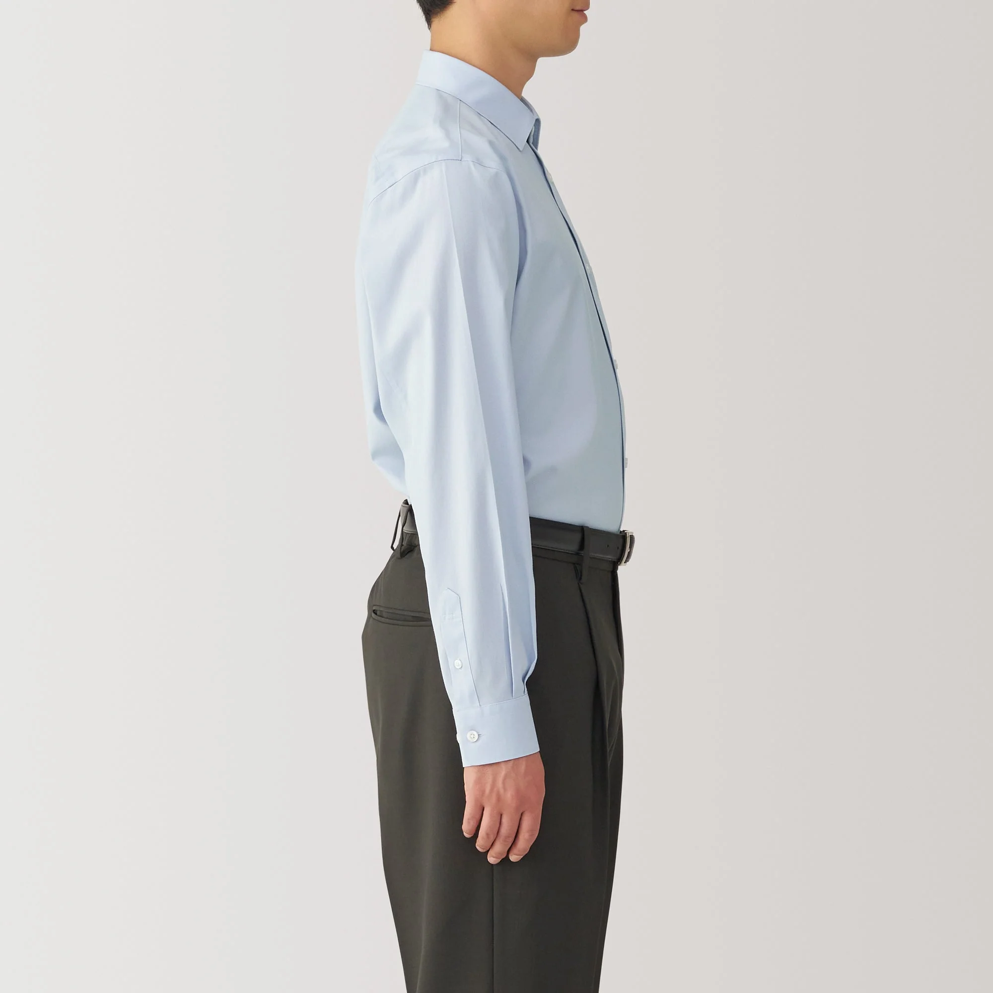 Men's Non-Iron Semi Wide Collar Shirt - Image 13