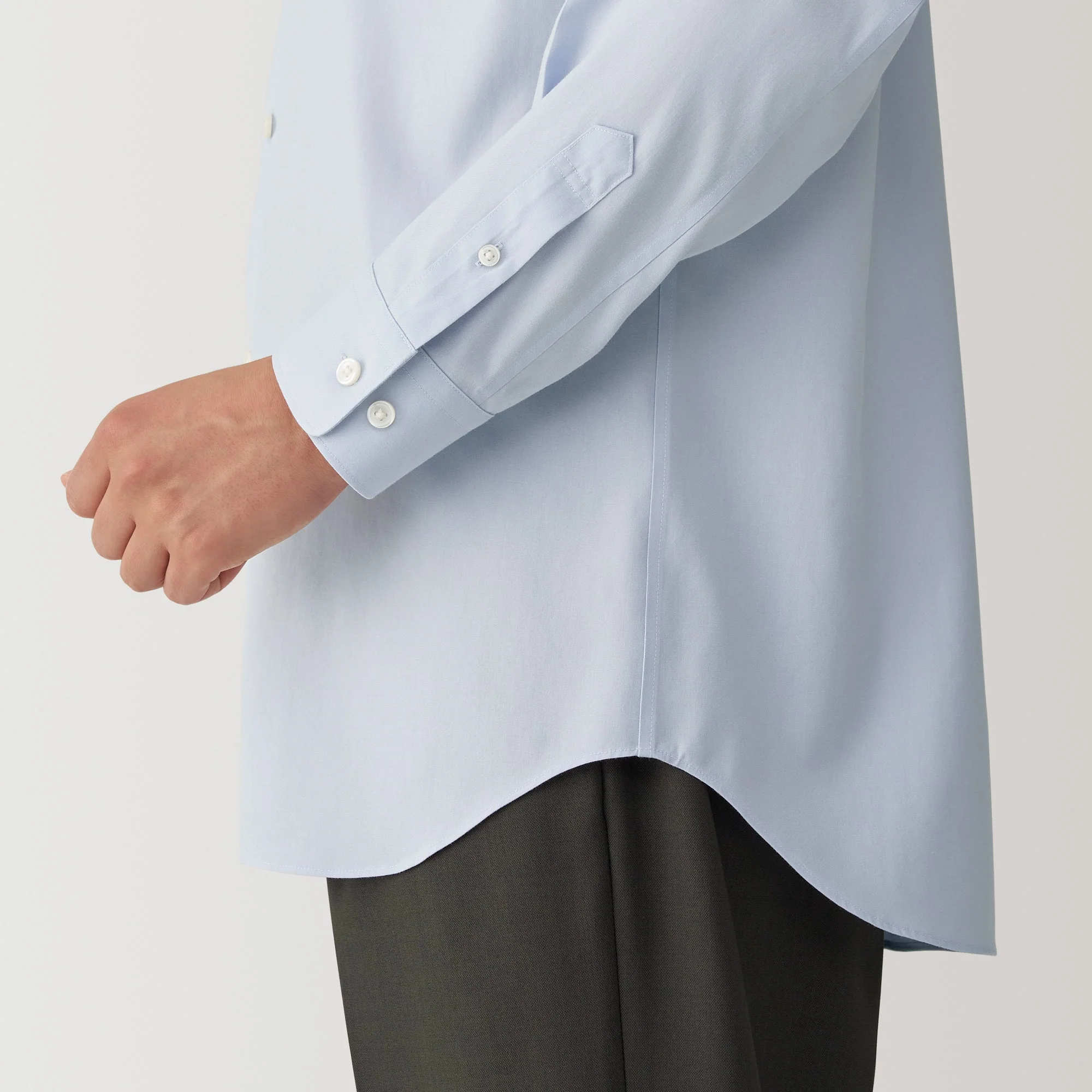 Men's Non-Iron Semi Wide Collar Shirt - Image 16