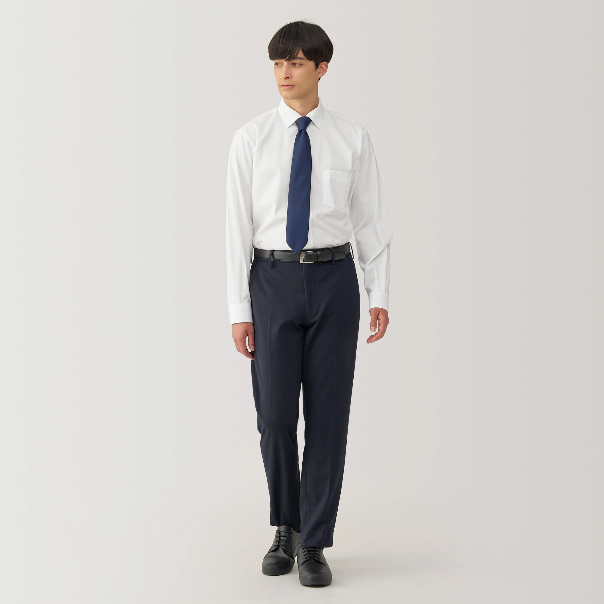 Men's Non-Iron Semi Wide Collar Shirt - Image 4